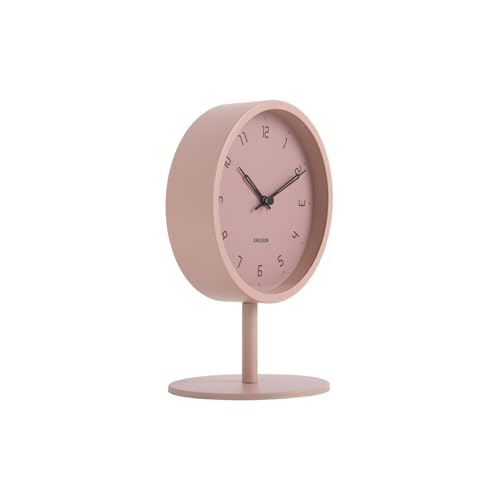 karlsson-stark-tischuhr-eisen-matt-faded-pink-15-cm image 7