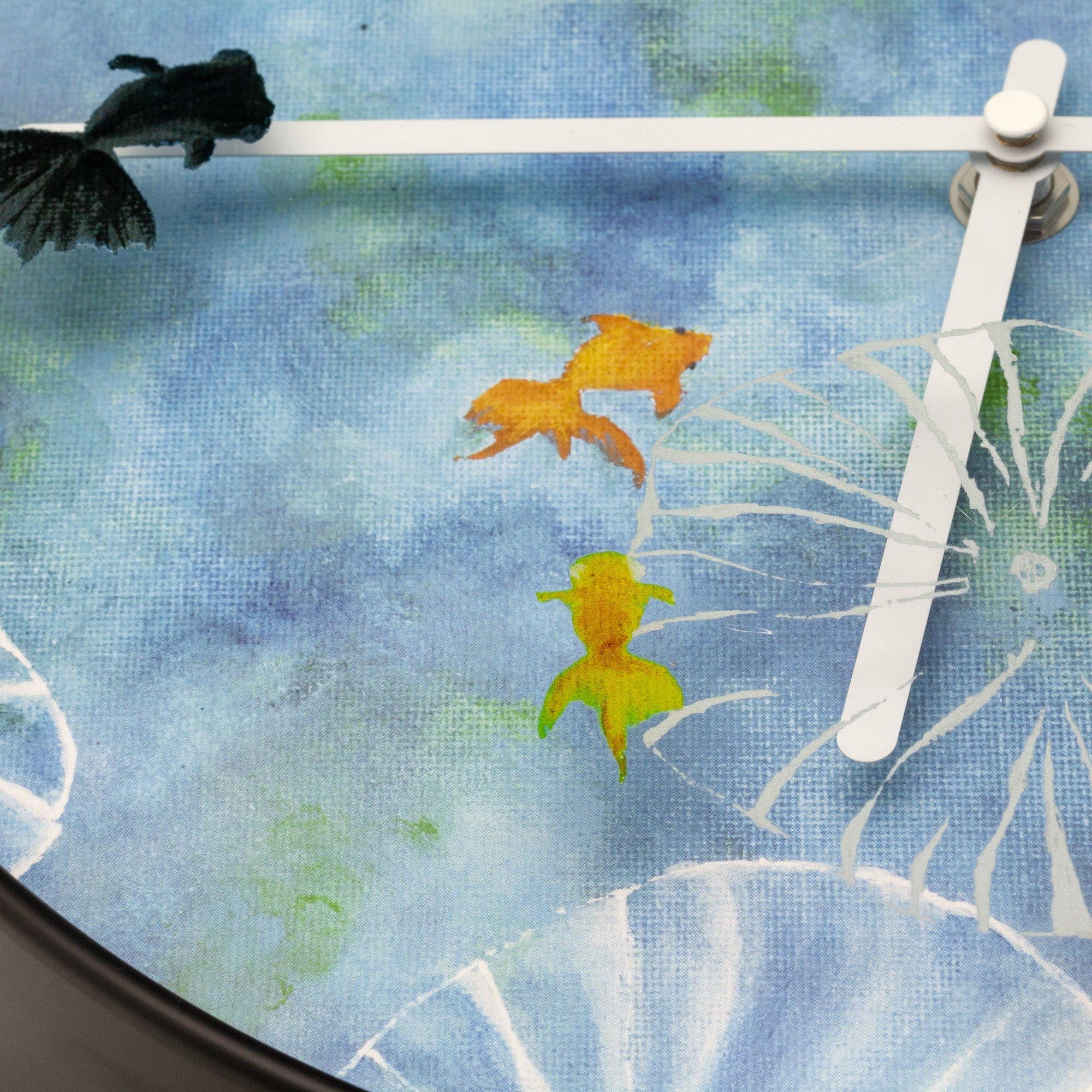 nextime-pond-wanduhr-30-cm-analog-blau-kunststoff-lautlos image 4
