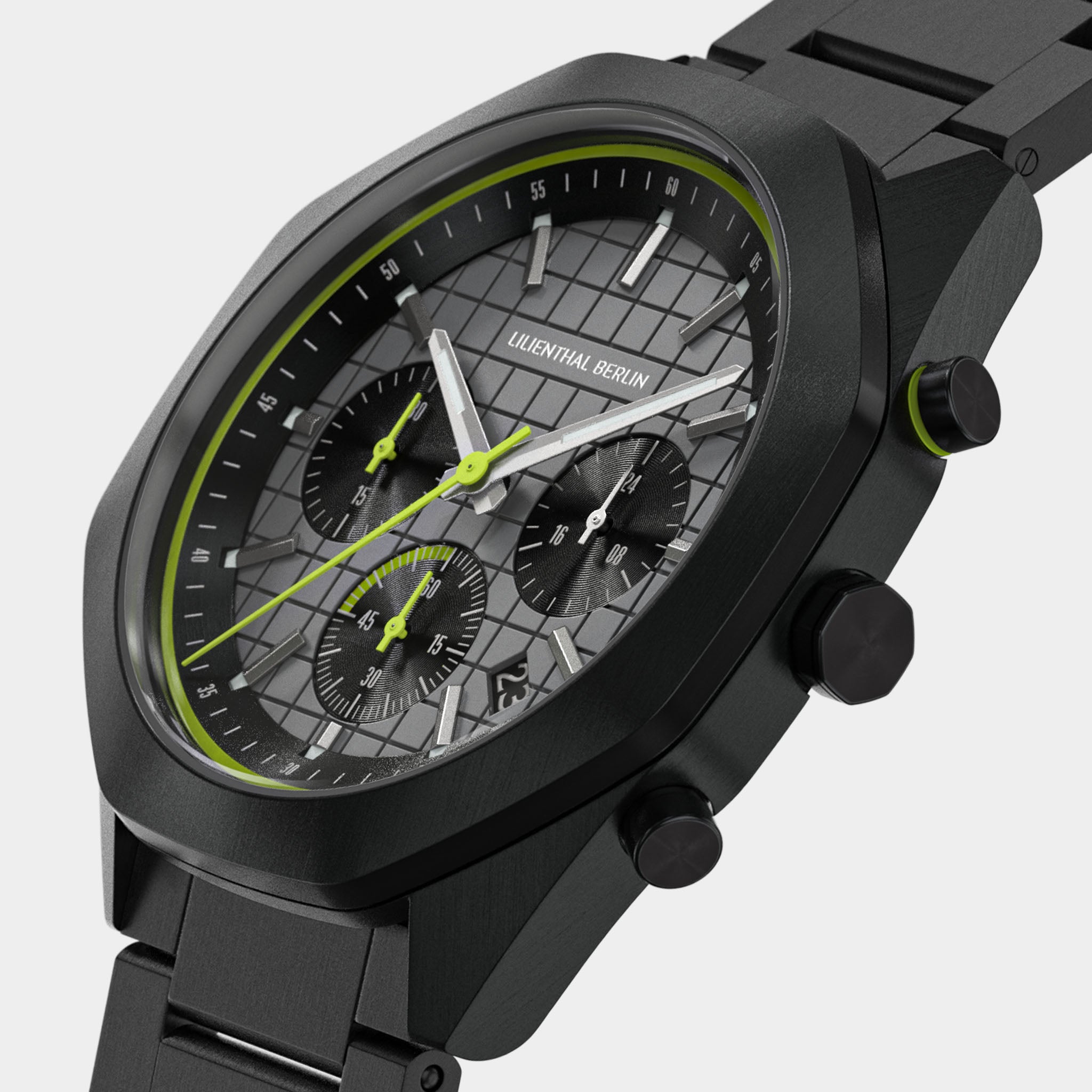 lilienthal-berlin-octachrono-black-lime-chronograph-herrenuhr-40-mm image 2
