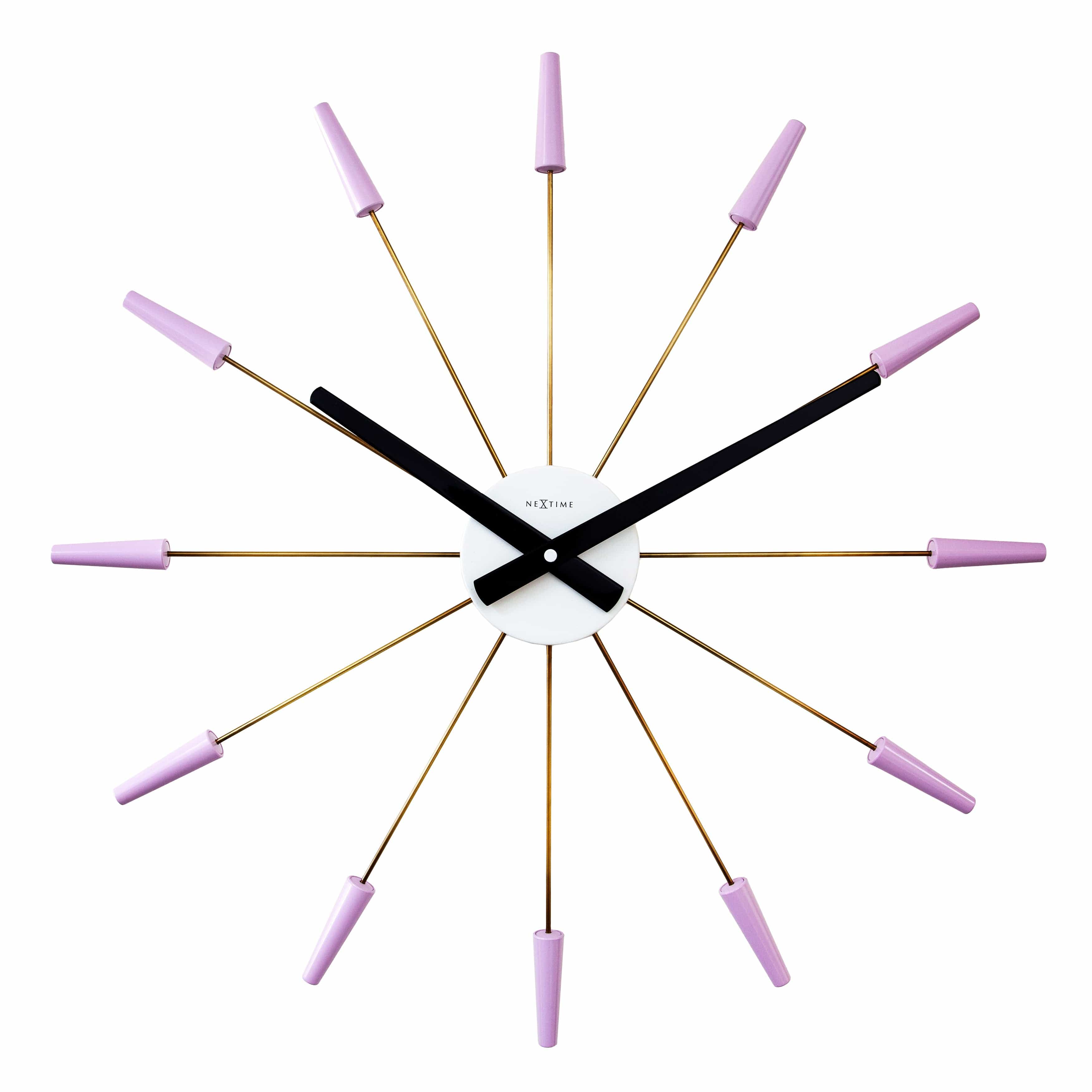 nextime-plug-inn-wanduhr-58cm-silent-vintage-edelstahl image 5