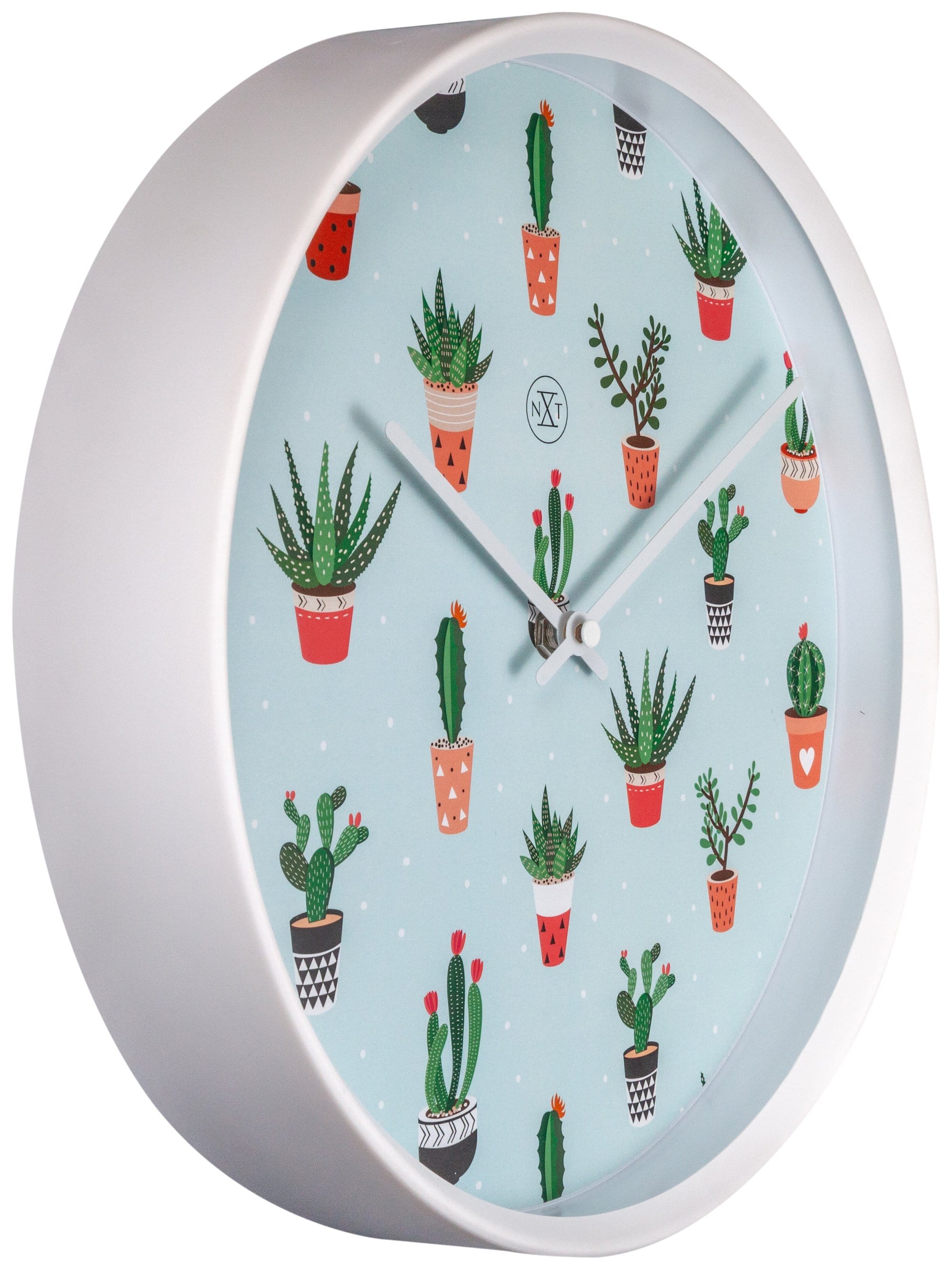 nxt-cactus-wanduhr-30-cm-kunststoff-kaktus-print image 2