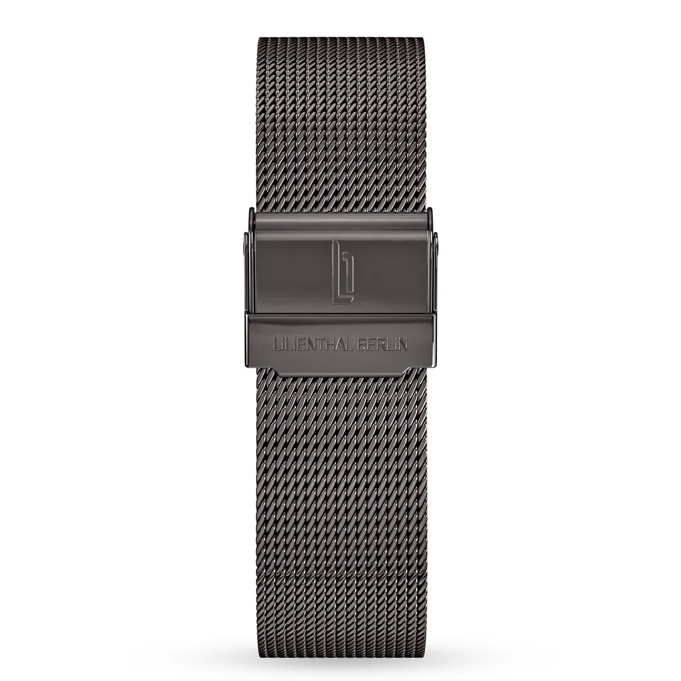 lilienthal-berlin-mesh-armband-anthracite-glossy-wechselarmband image 1