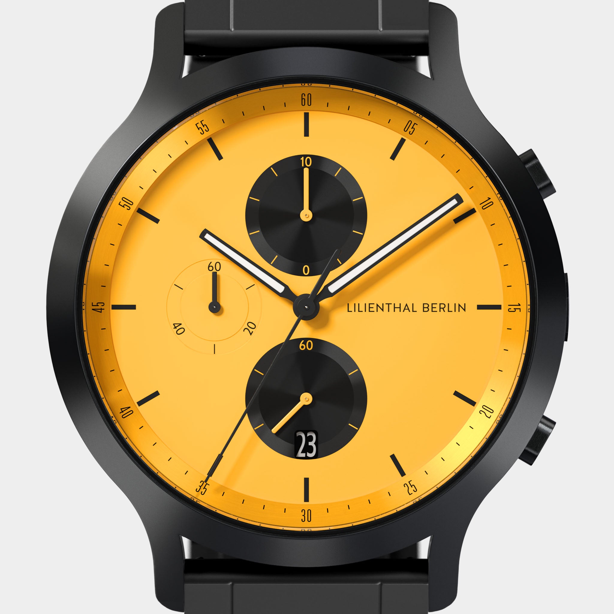 lilienthal-berlin-chronograph-line-2-grau-gelb-herrenuhr image 6