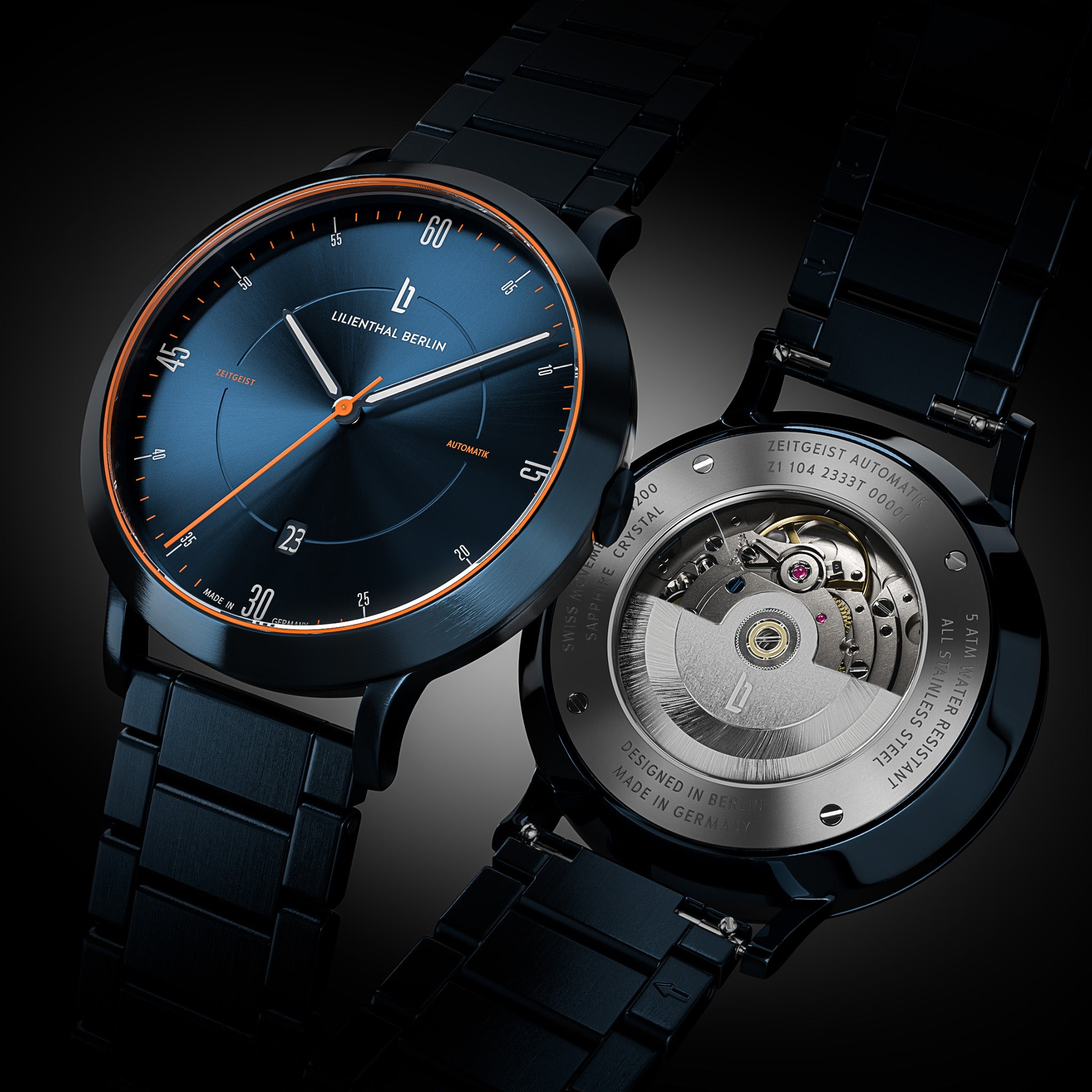 lilienthal-berlin-zeitgeist-automatik-blue-orange-red-dot-award-edition image 4