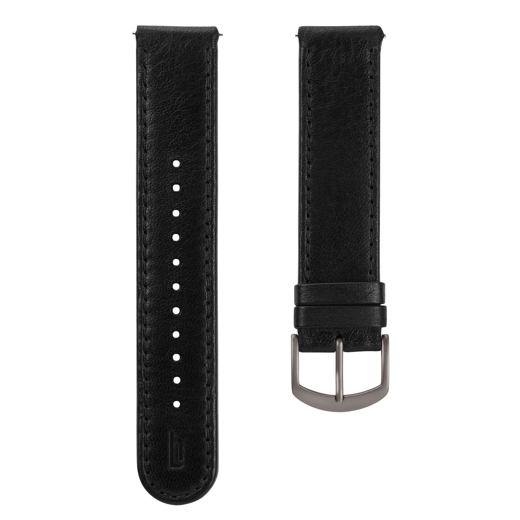 lilienthal-berlin-leather-strap-leder-wechselarmband-schwarz image 3