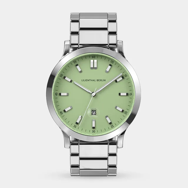 lilienthal-berlin-huxley-ii-armbanduhr-pistachio-40-mm image 1