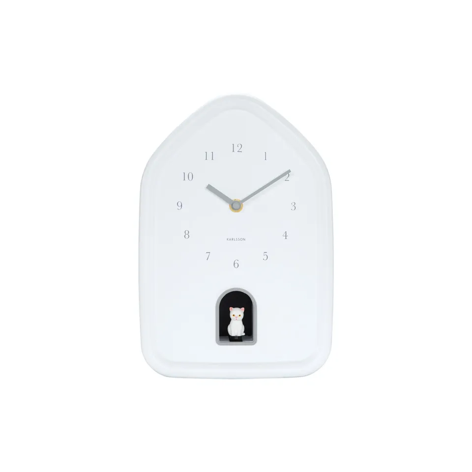 karlsson-modern-kitty-wanduhr-wei-29-1x20x29-1-cm-katzen-haus-design image 1