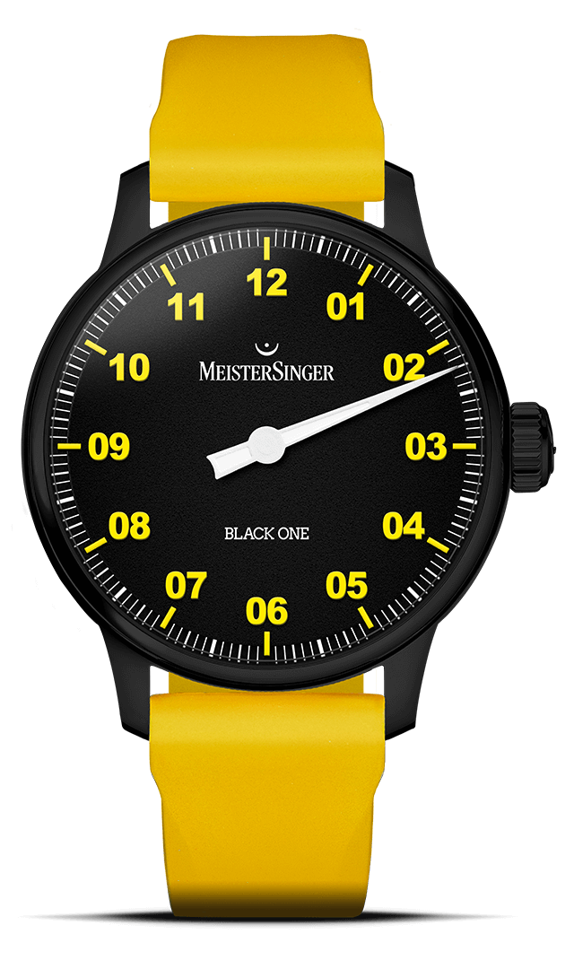 meistersinger-edition-black-one-einzeiger-armbanduhr image 1