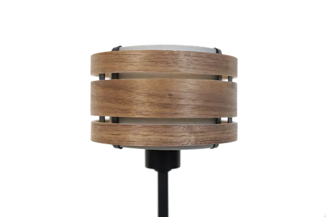 nextime-lampenschirm-s-holz-stoff-200-mm image 1