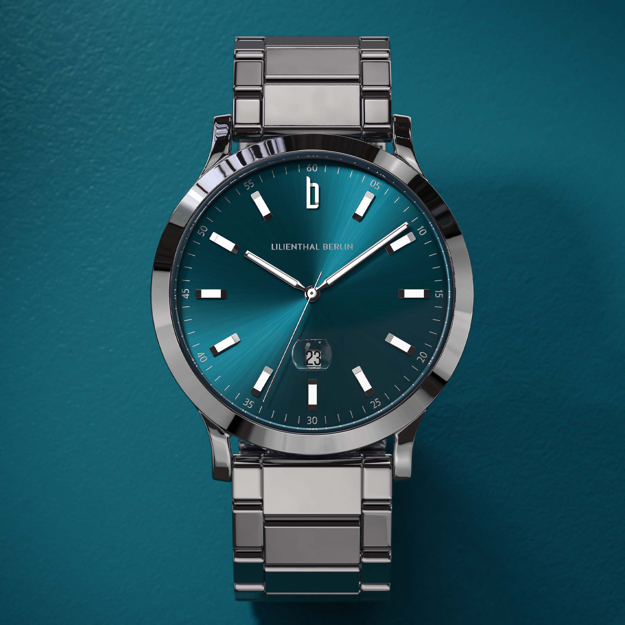lilienthal-berlin-huxley-ii-oceanic-teal-unisex-uhr-40-mm image 3