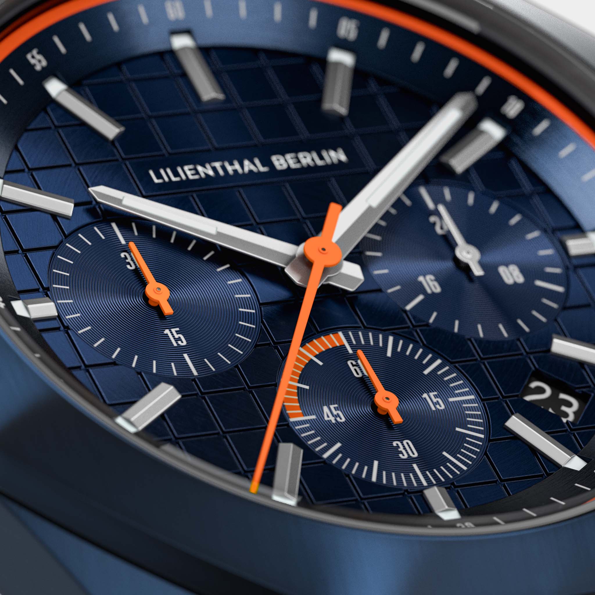 lilienthal-berlin-octachrono-blue-orange-chronograph-40-mm image 4