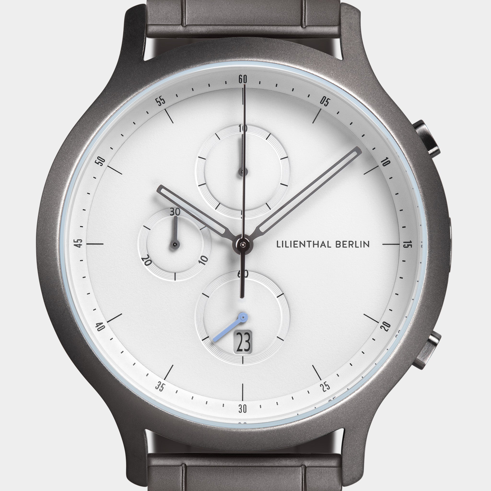 lilienthal-berlin-chronograph-dark-silver-white-metall-armbanduhr image 6