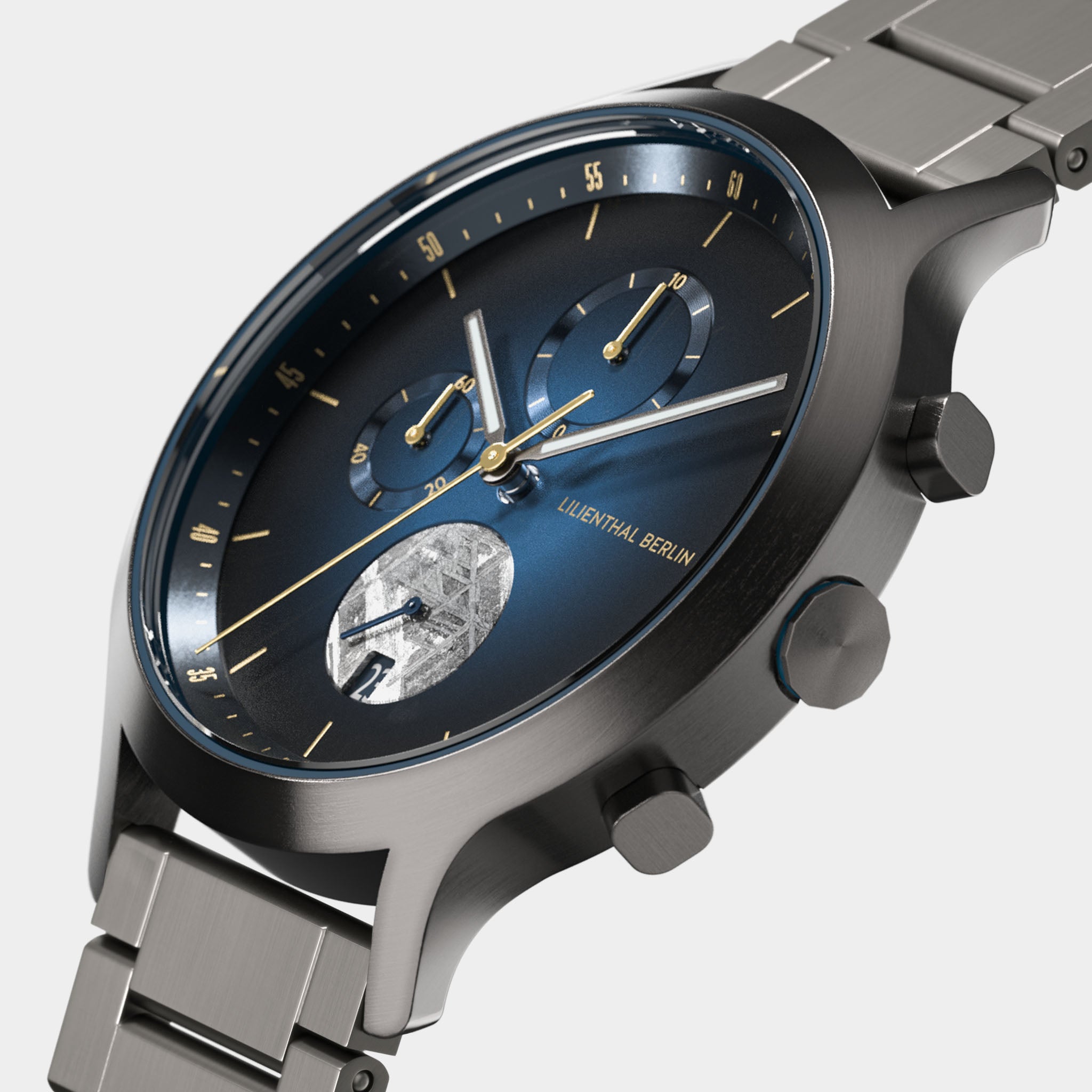 lilienthal-berlin-chronograph-meteorite-midnight-gold-herrenuhr image 2