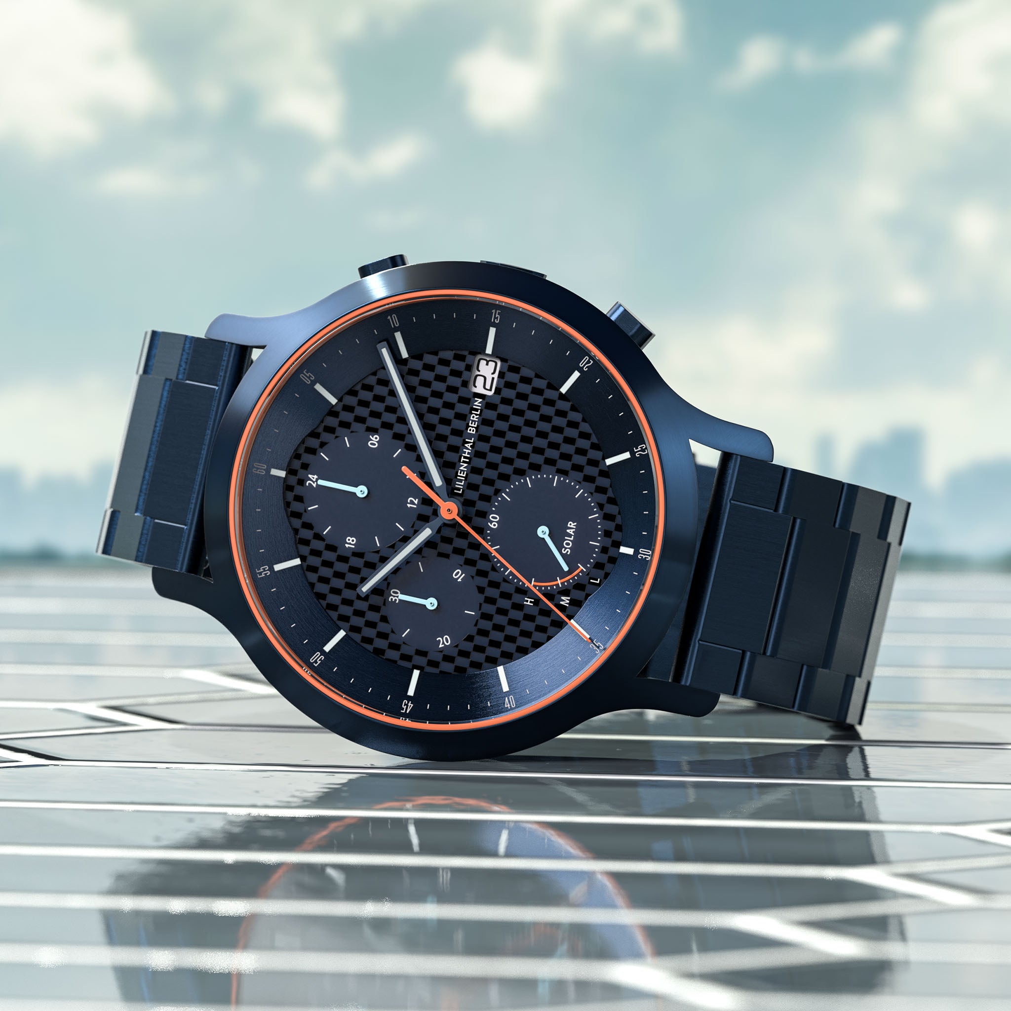 lilienthal-berlin-chronograph-solar-edition-iv-armbanduhr image 3