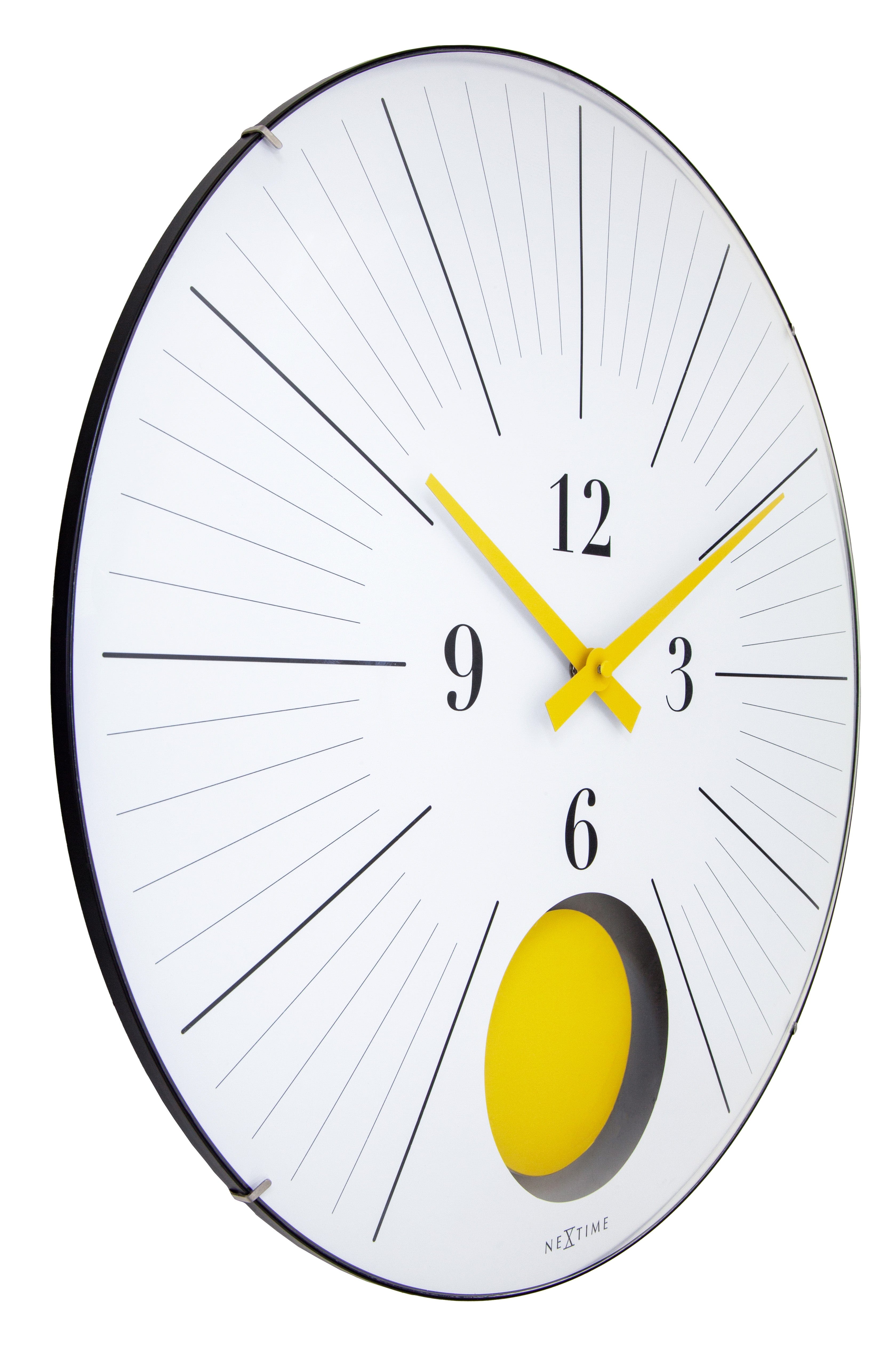 nextime-duomo-50-pendulum-wanduhr-analog-50-cm-pendel-glas image 2