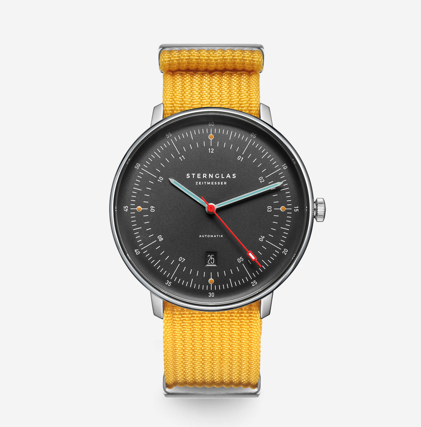 sternglas-hamburg-automatik-edition-neuwerk-field-signalgelb-42-mm image 1
