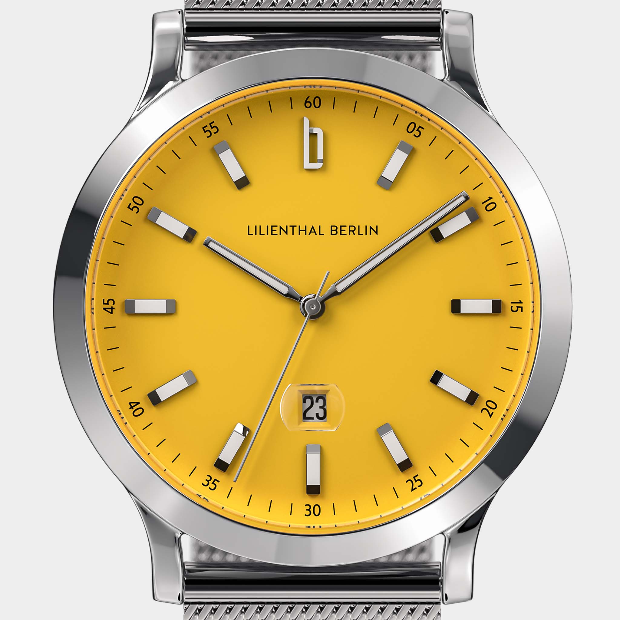 lilienthal-berlin-huxley-ii-canary-yellow-40-mm-edelstahl-mit-wechselarmband image 5