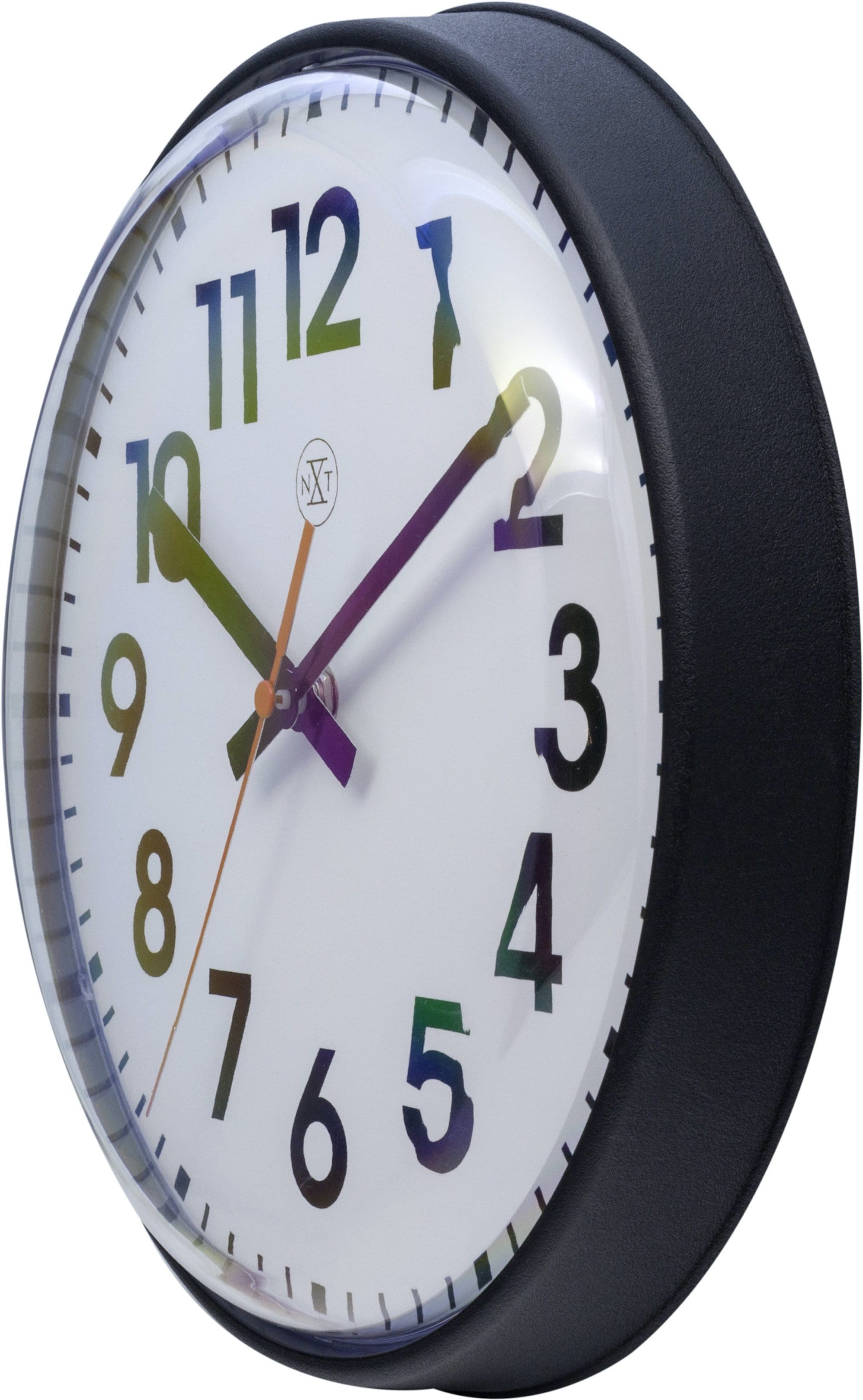nextime-peter-wanduhr-26cm-wei-schwarz-kunststoff image 7