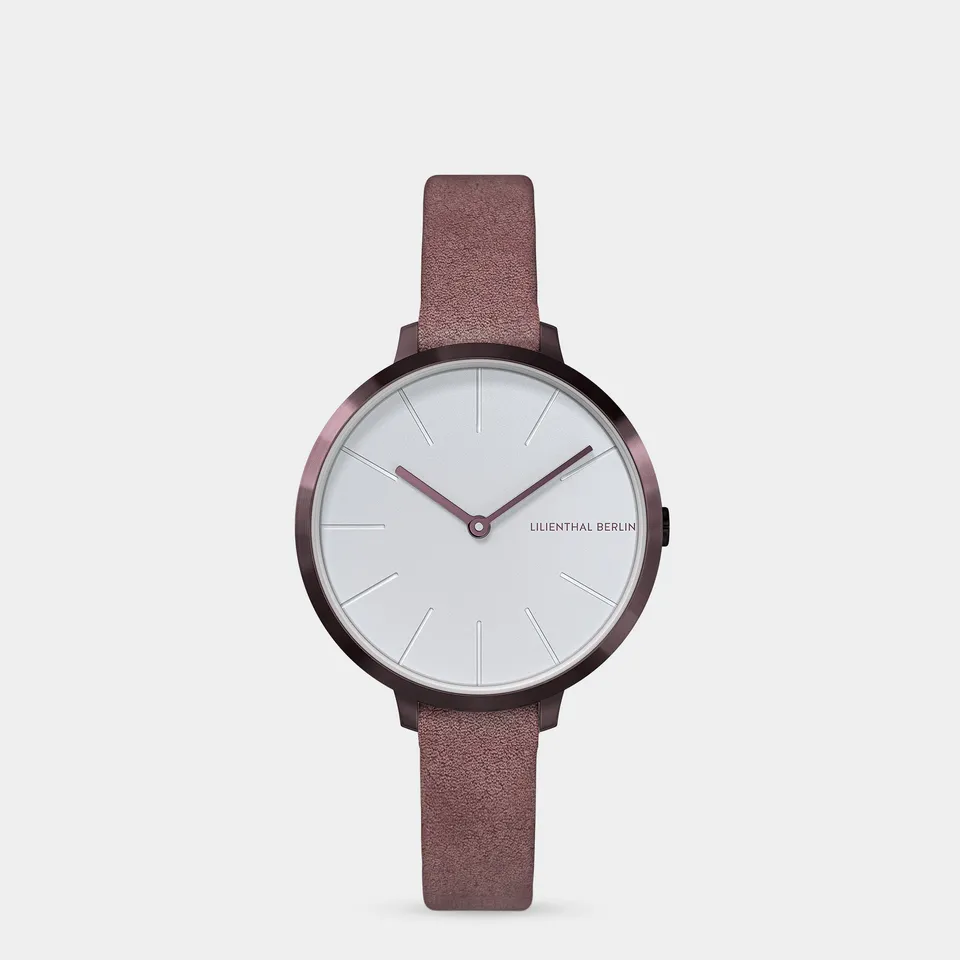 lilienthal-berlin-rosalux-burgundy-white-damen-armbanduhr-30-mm image 1