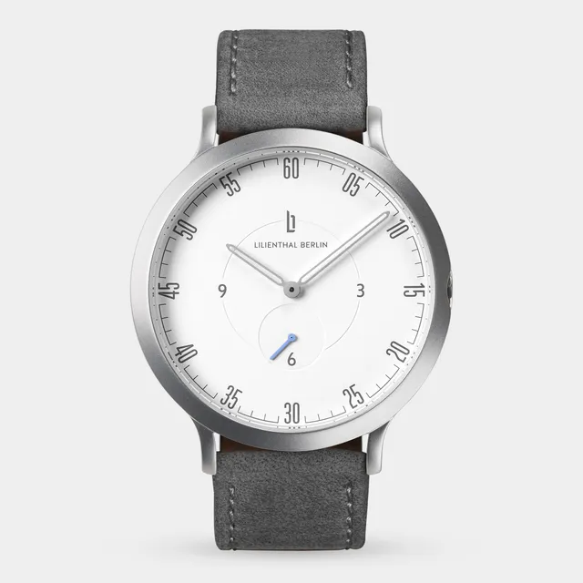 lilienthal-berlin-lilienthal-1-armbanduhr-silver-white-42-5-mm image 1