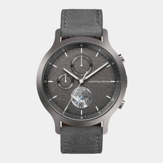 lilienthal-berlin-chronograph-meteorite-cosmic-gray-armbanduhr-2 image 1