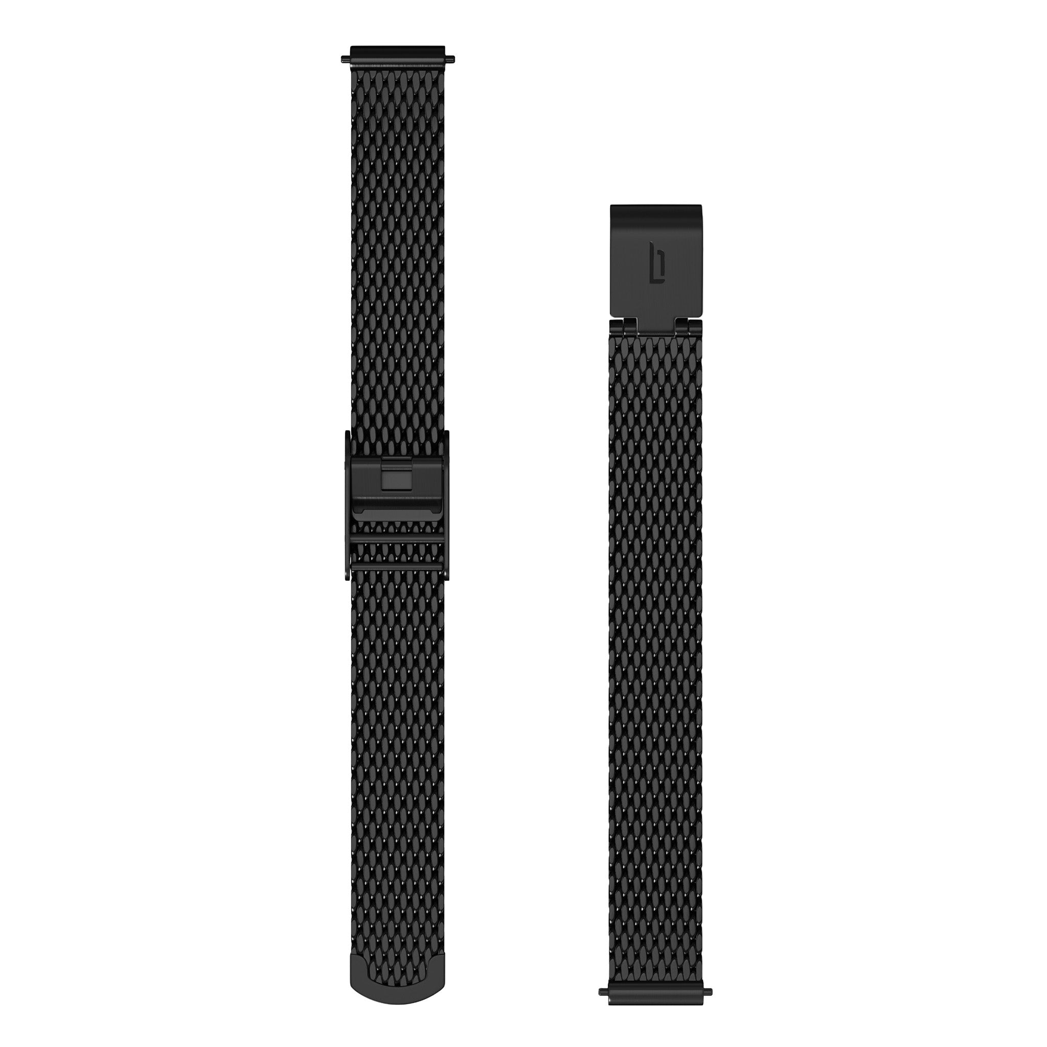 lilienthal-berlin-mesh-armband-black-brushed-wechselarmband image 3
