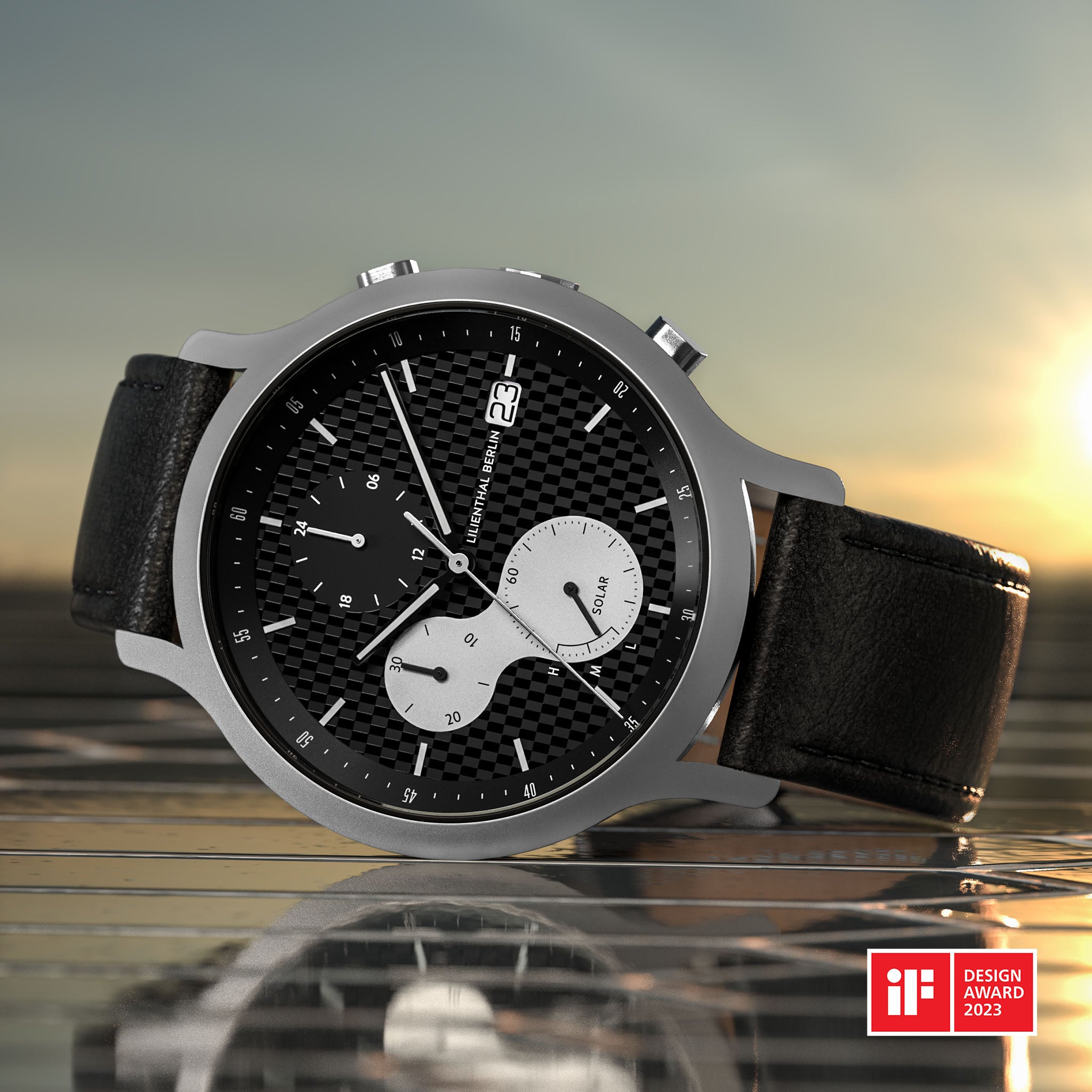 lilienthal-berlin-chronograph-solar-edition-iii-carbon-solar-uhr image 3