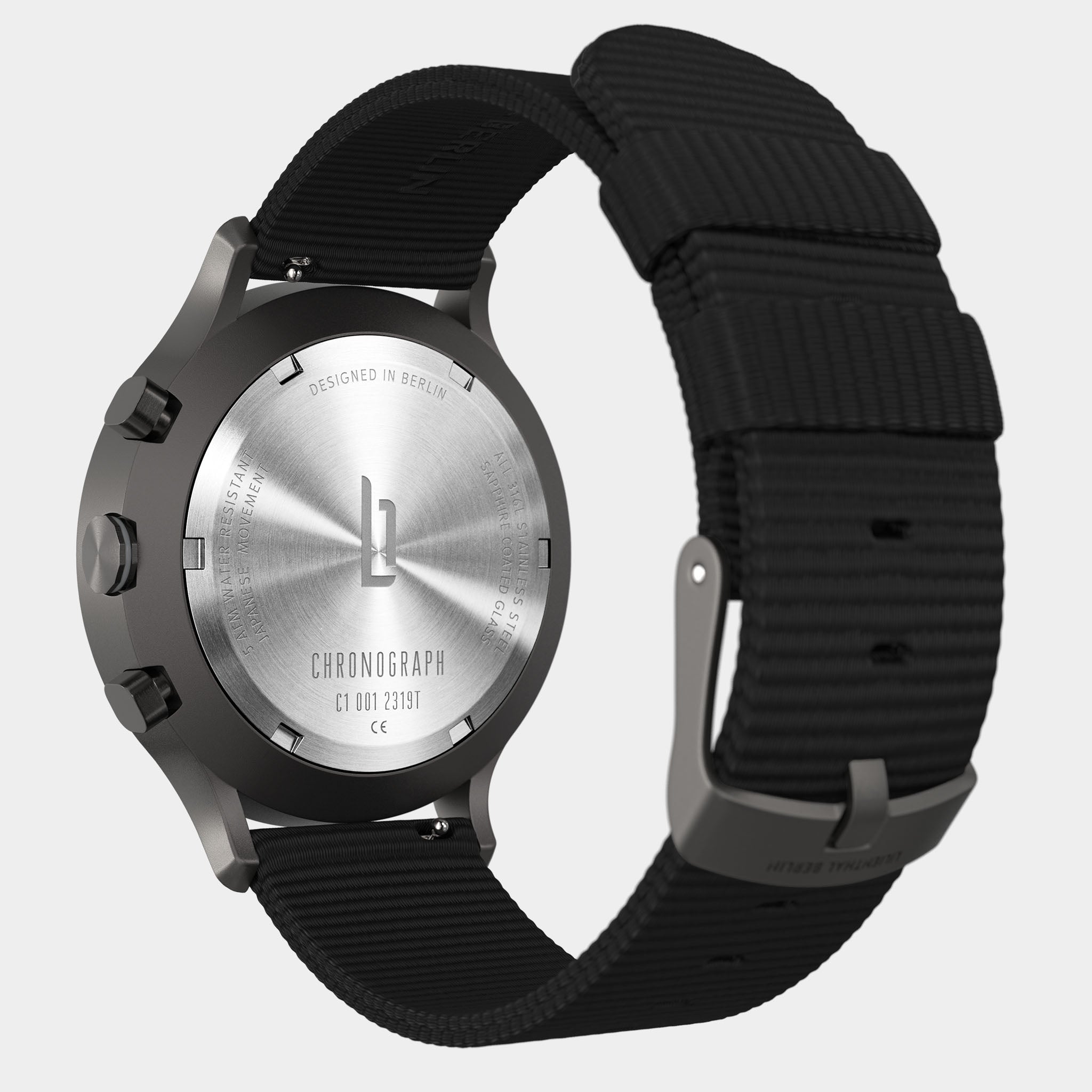 lilienthal-berlin-chronograph-dark-silver-white-chronographenuhr image 7