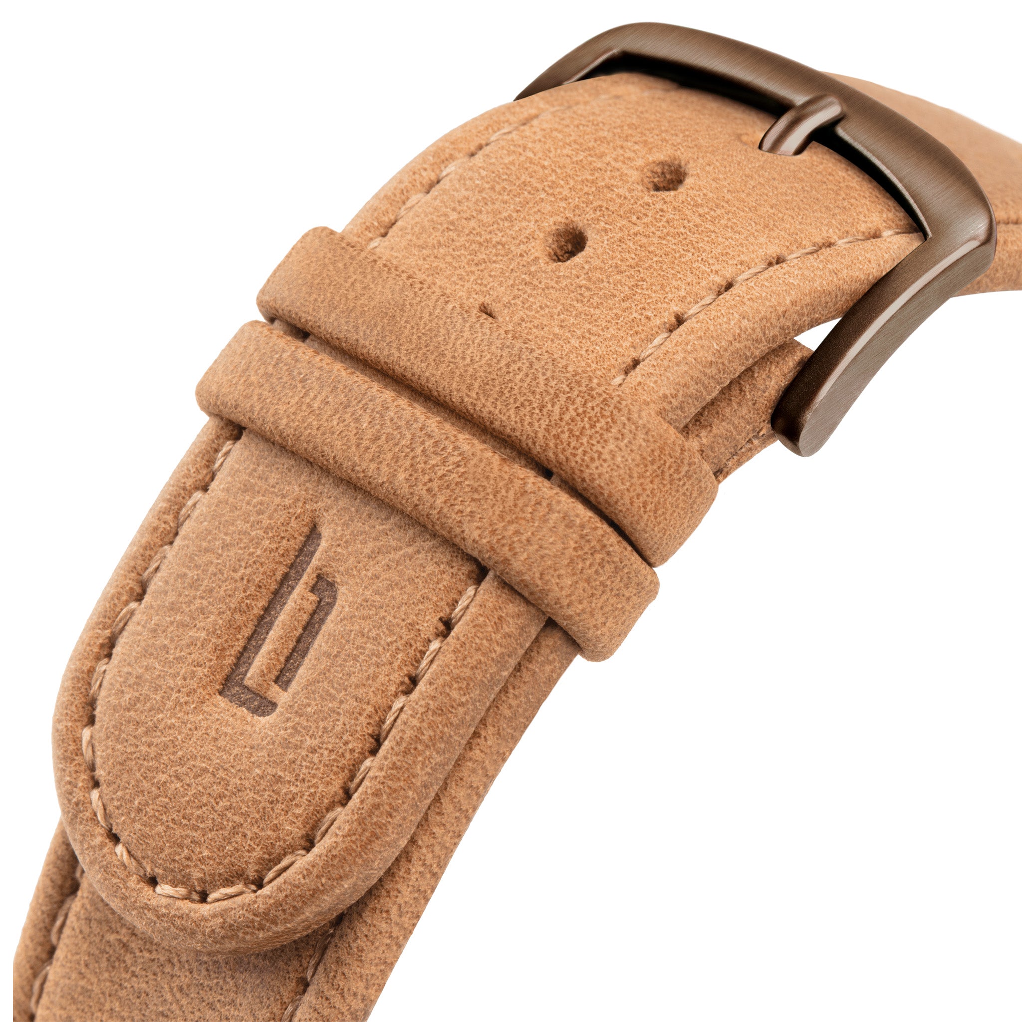 lilienthal-berlin-lederarmband-light-brown-wechselarmband image 2