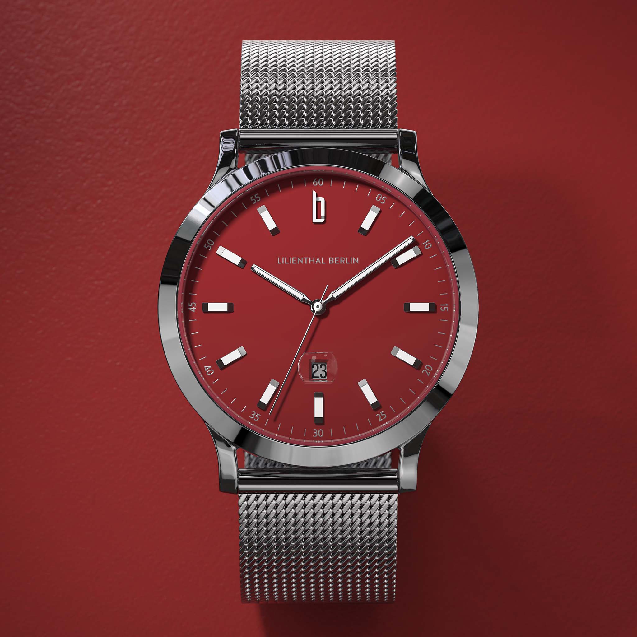 lilienthal-berlin-huxley-ii-armbanduhr-crimson-red image 3