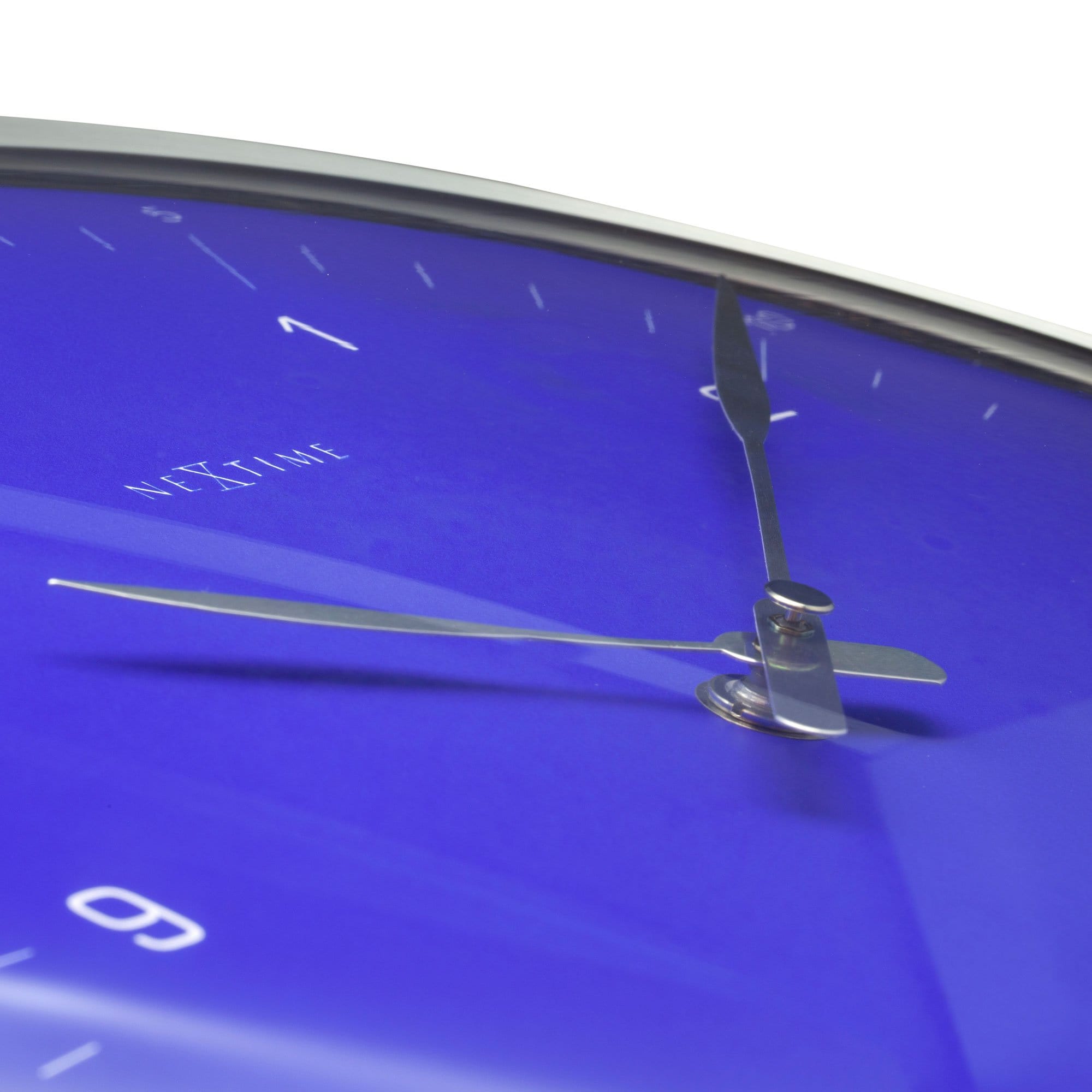 nextime-60-minutes-wanduhr-33-cm-metall-gew-lbtes-glas-blau-wei-schwarz image 6