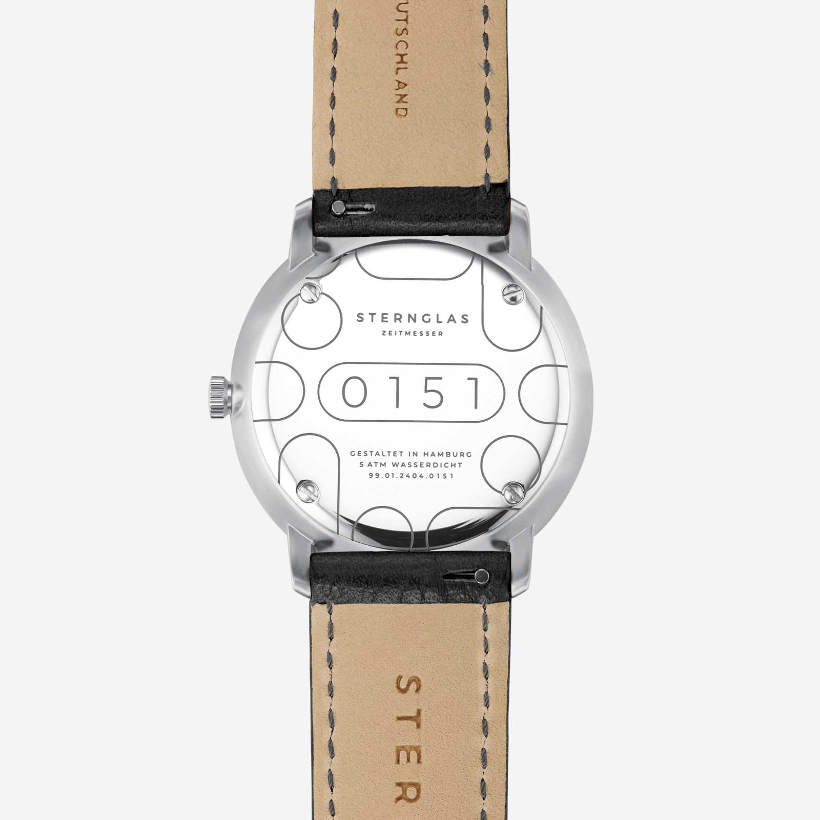 sternglas-egor-herrenuhr-dunkelgr-n-38-mm-leder image 7