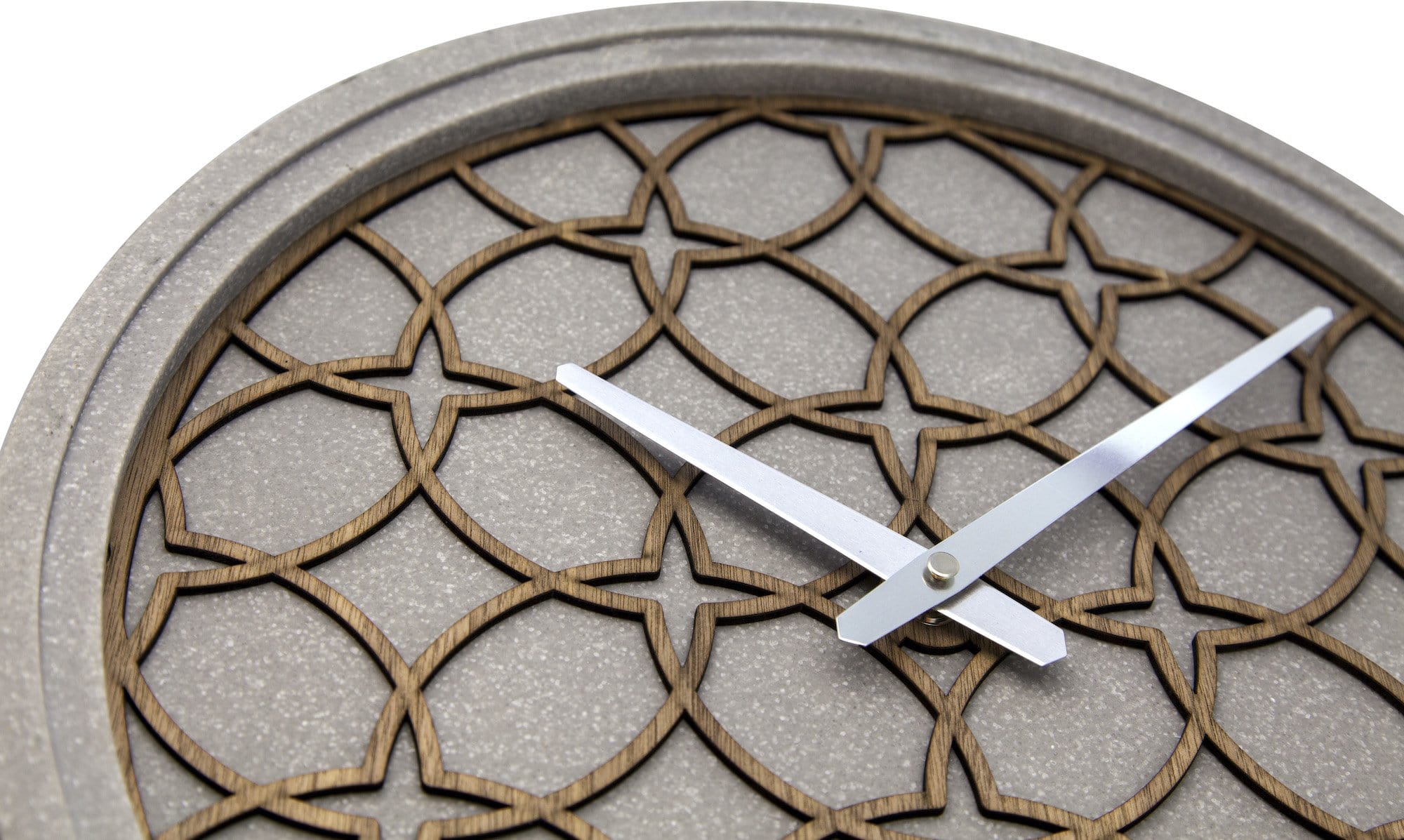 nextime-concreto-love-wanduhr-39-5-cm-polyresin-holz-grau image 3