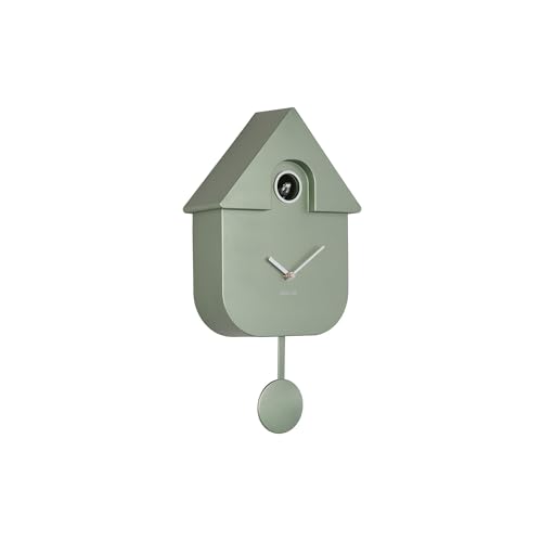 karlsson-modern-cuckoo-kuckucksuhr-metall-gr-n-21-5x8-5x41cm image 6
