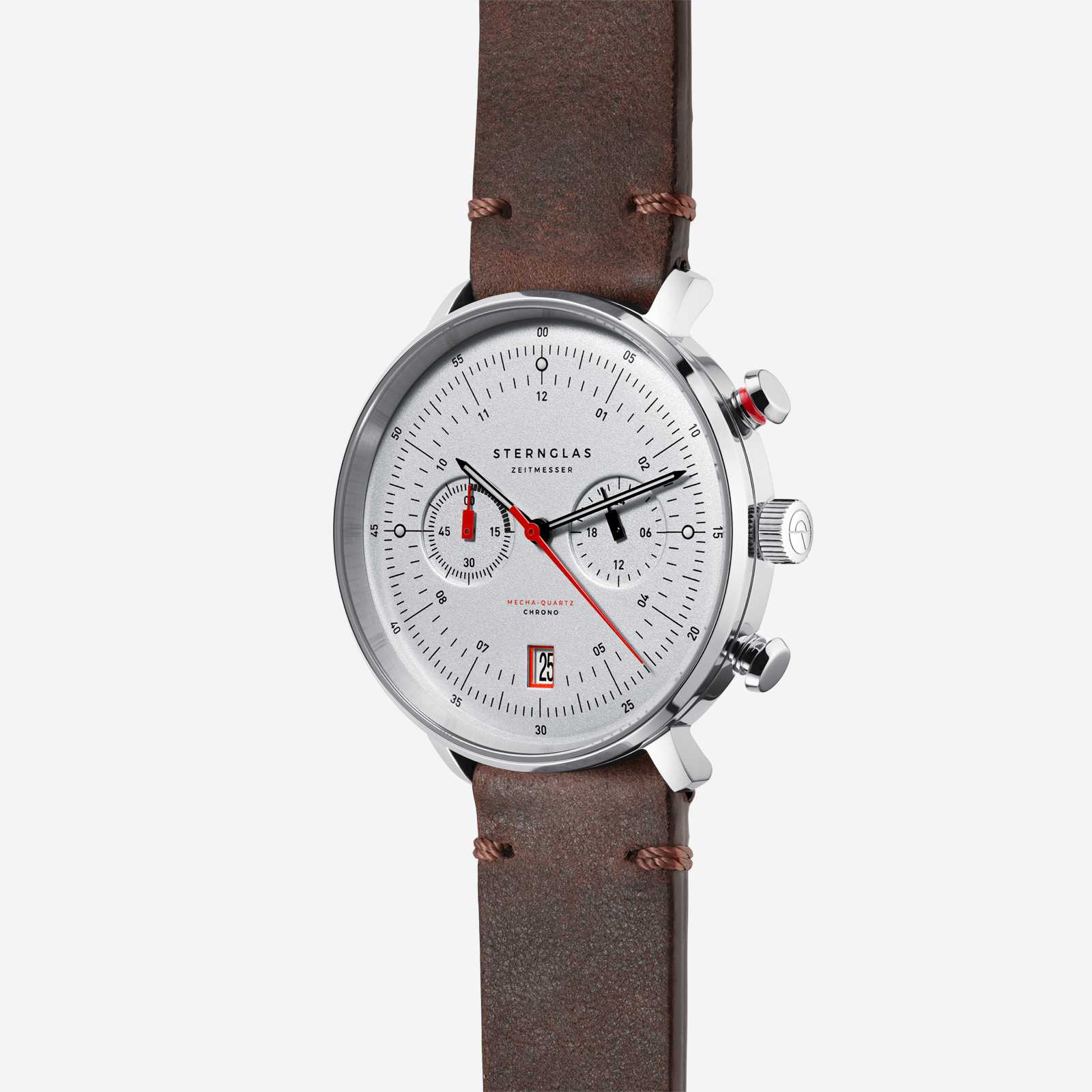 sternglas-hamburg-chrono-silber-42-mm-leder-chronograph image 3