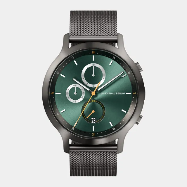 lilienthal-berlin-chronograph-getaway-green-armbanduhr image 1