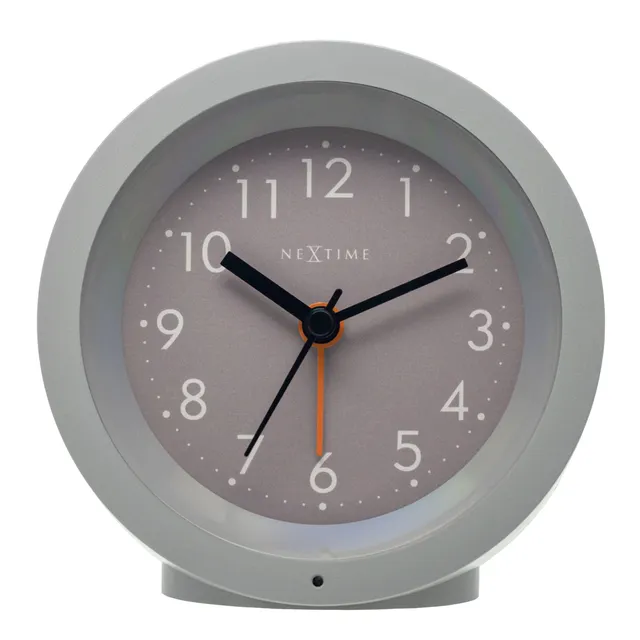 nextime-circle-wecker-tischuhr-10-5-cm-mit-licht-zifferblatt-leise image 1