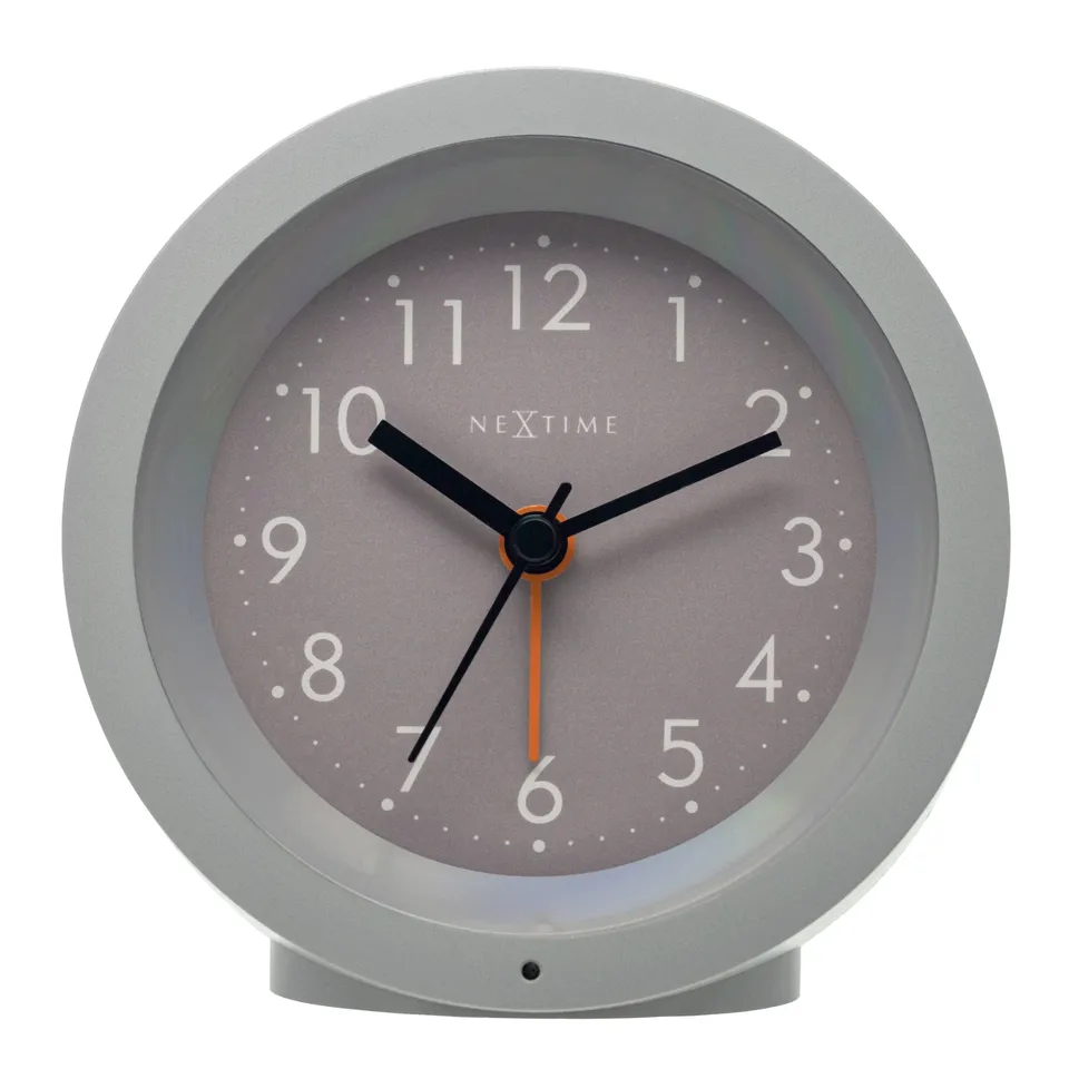 nextime-circle-wecker-tischuhr-10-5-cm-mit-licht-zifferblatt-leise image 1