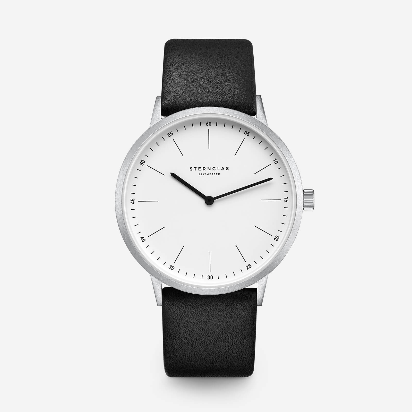 sternglas-modesto-armbanduhr-40-mm-wei-aluminium-saphirglas image 1