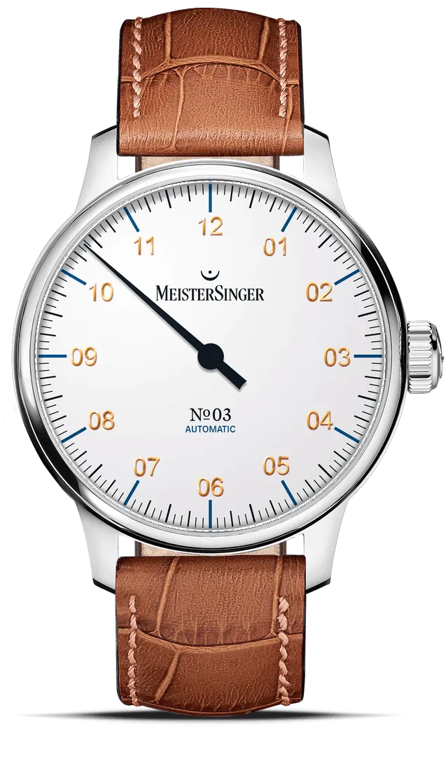 meistersinger-03-armbanduhr-wei image 1
