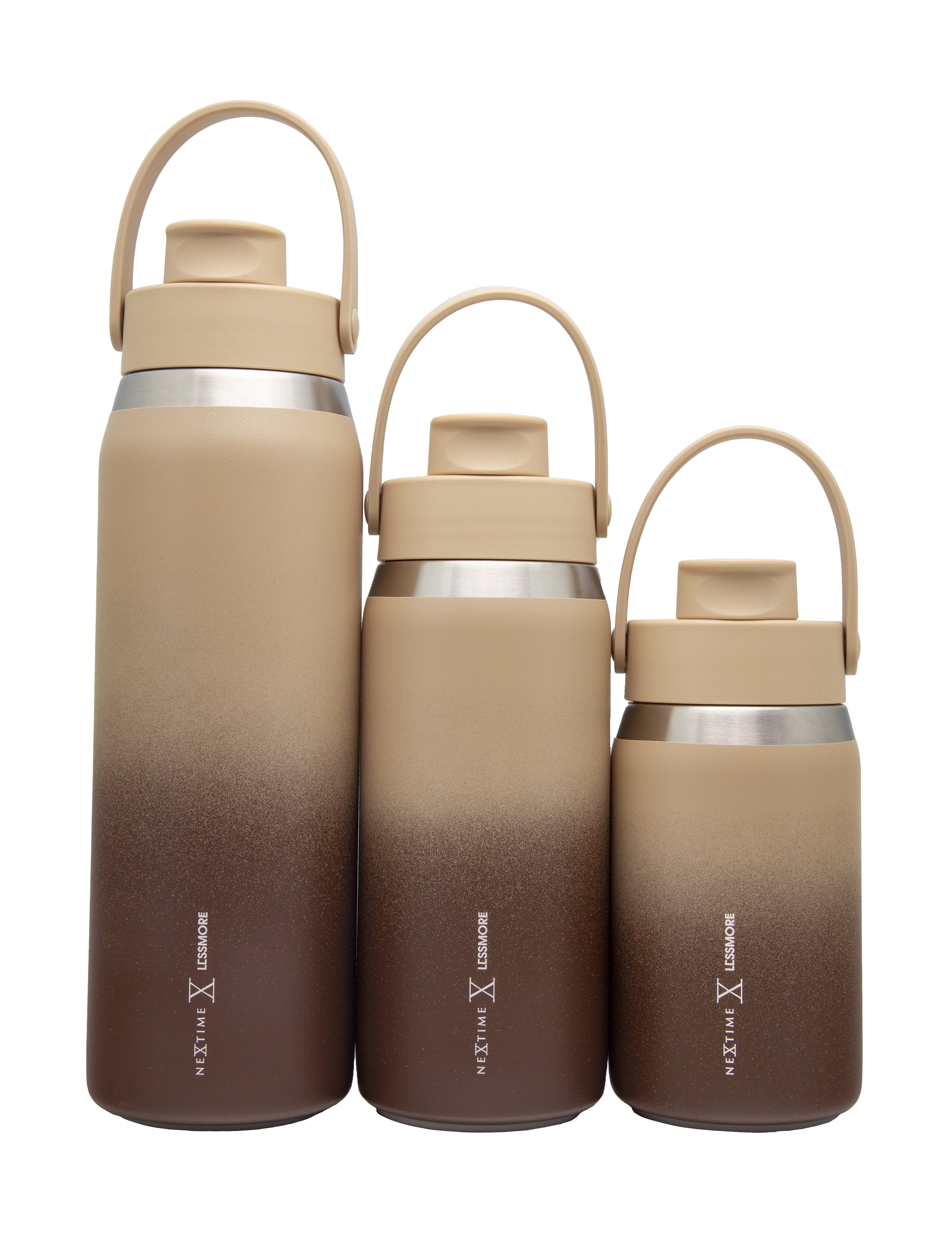 nextime-canvas-bottle-thermosflasche-355-473-710-ml-schokobraun image 5