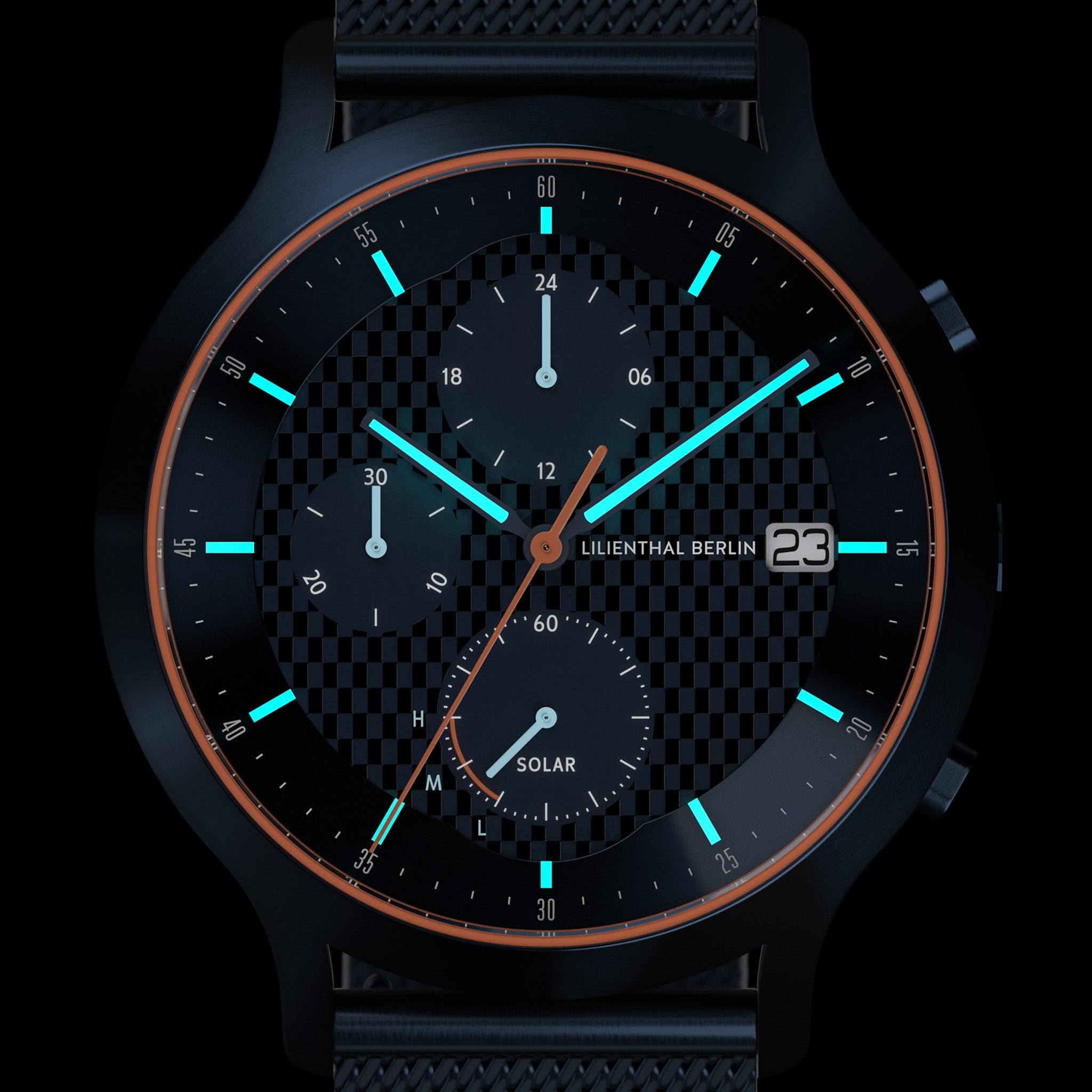 lilienthal-berlin-chronograph-solar-edition-iv-armbanduhr-carbon image 8