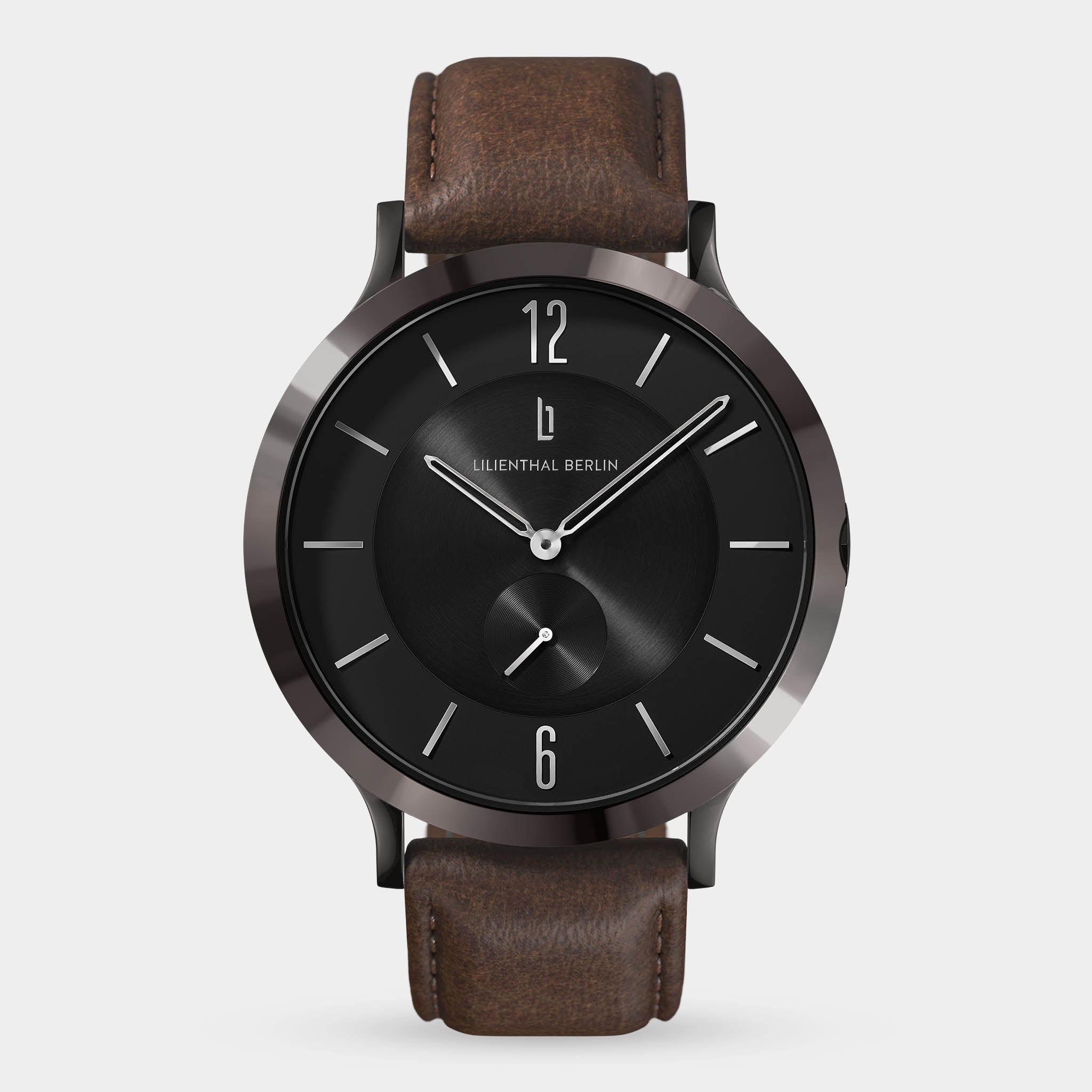 lilienthal-berlin-the-classic-dark-silver-black-armbanduhr image 1