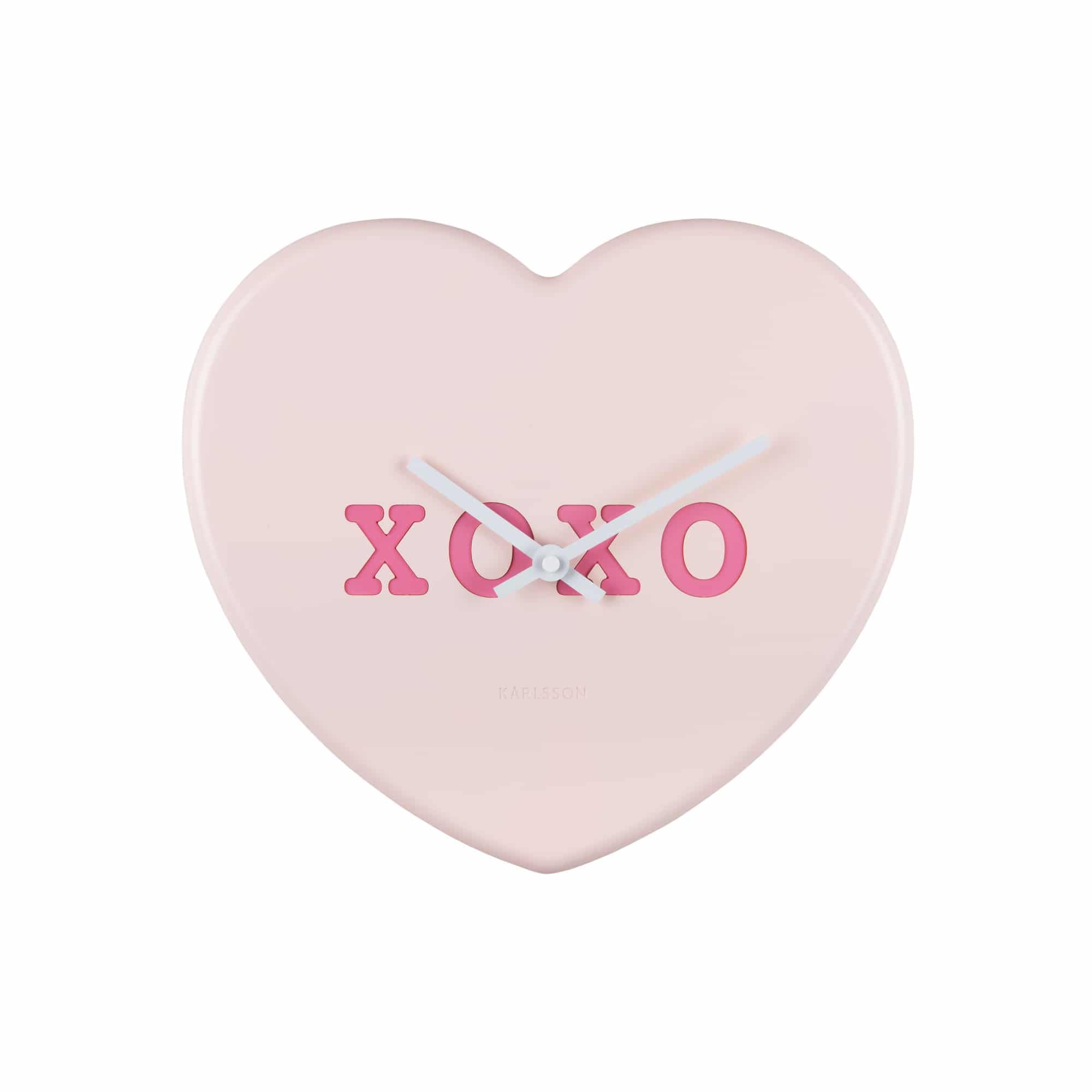 karlsson-heart-candy-wanduhr-rosa-30x6-2x27-cm image 1