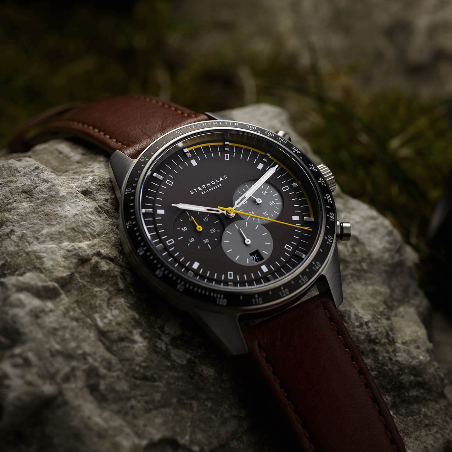 sternglas-tachymeter-chronograph-herrenuhr-schwarz-42-mm image 6
