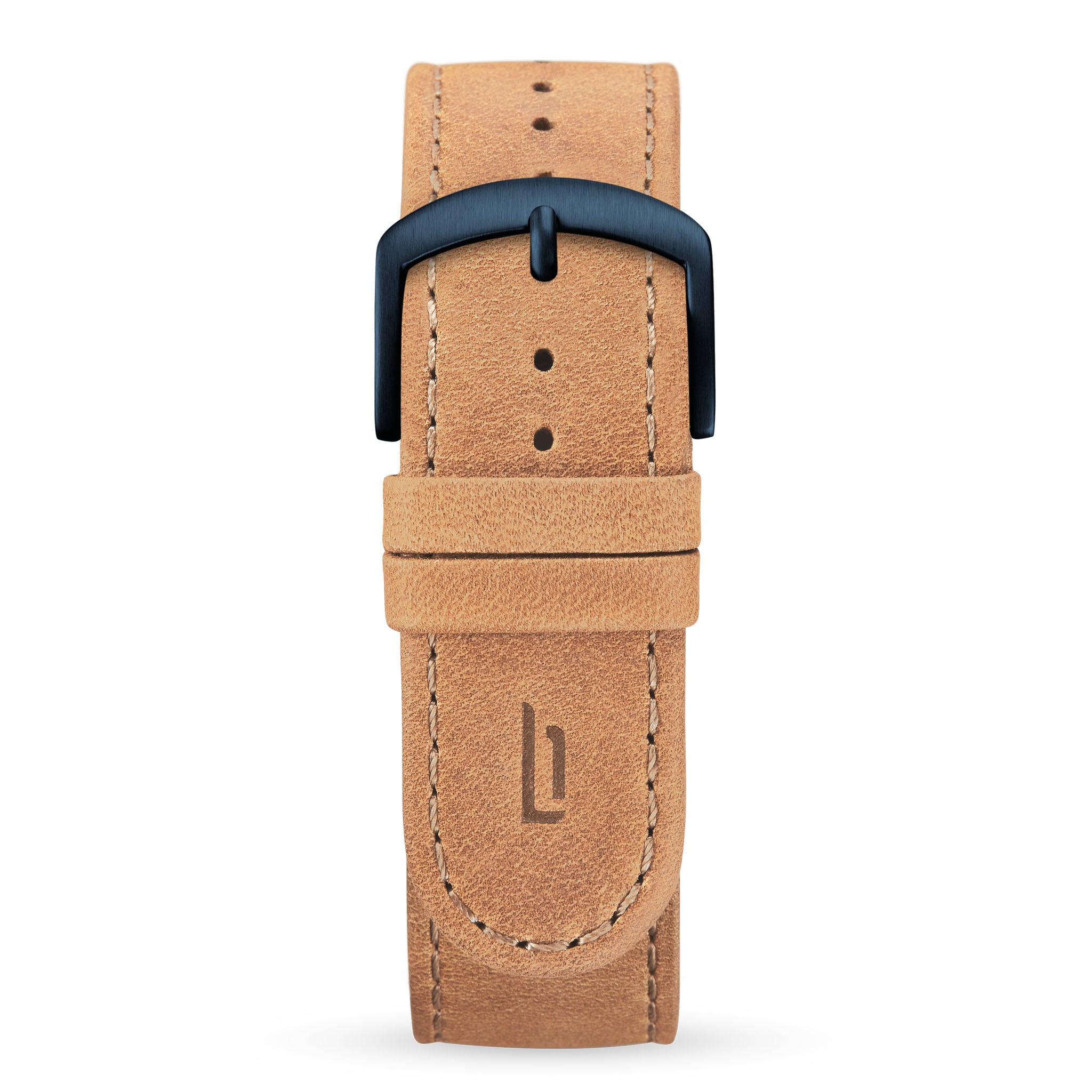 lilienthal-berlin-leather-strap-leder-wechselarmband-hellbraun image 1