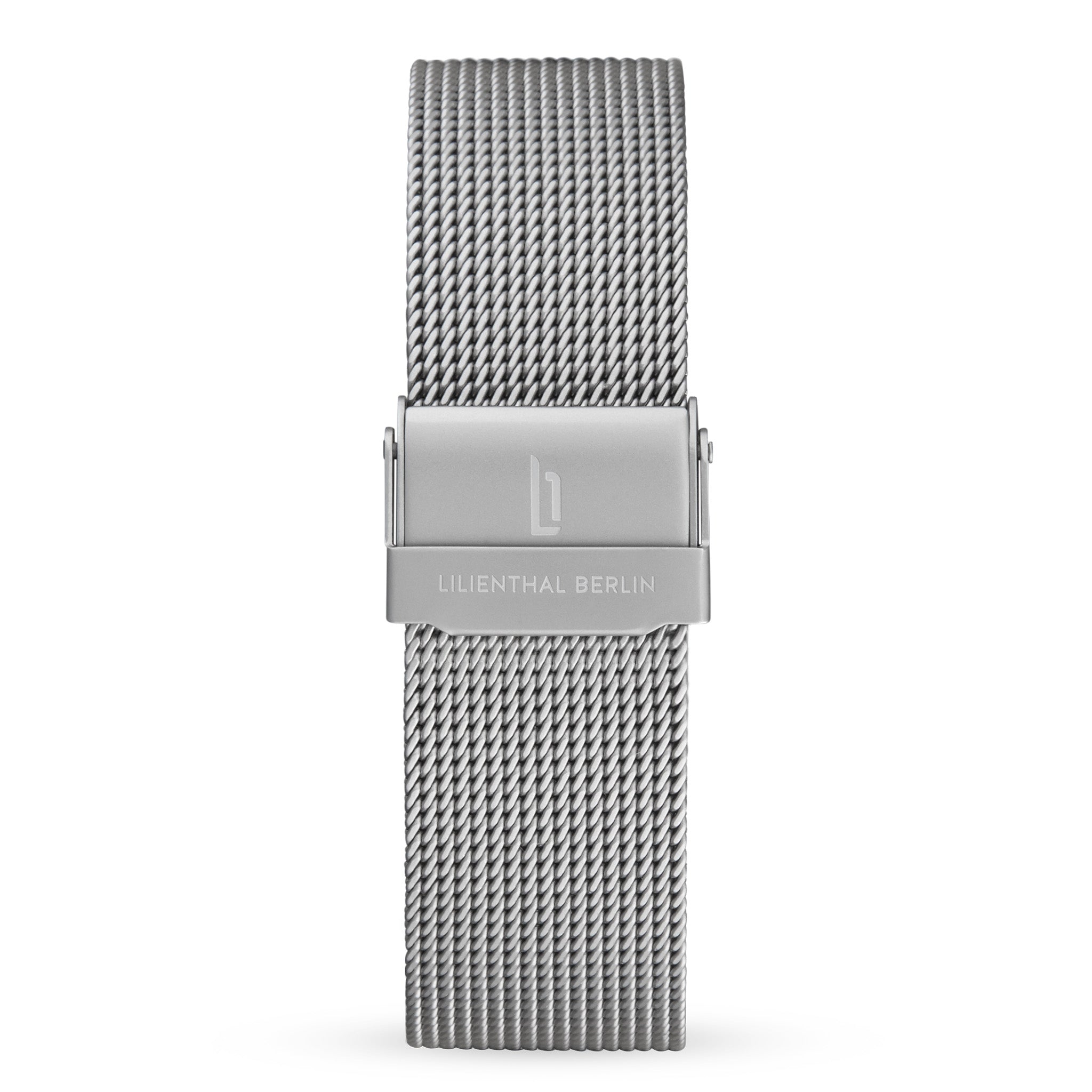 lilienthal-berlin-mesh-armband-silver-matte-wechselarmband image 1