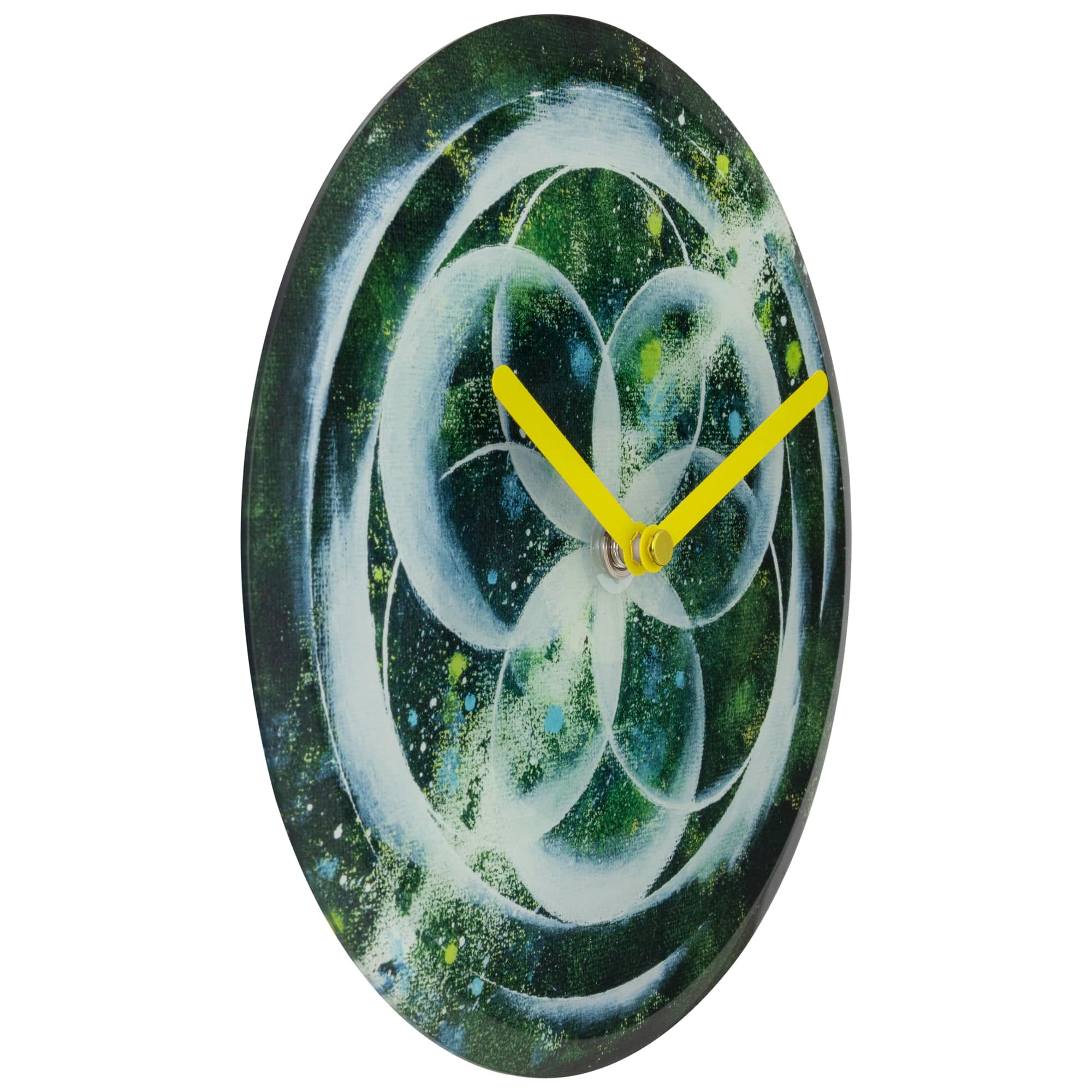 nextime-cosmo-table-tisch-wanduhr-20-cm-glas-gr-n-lautlos image 6