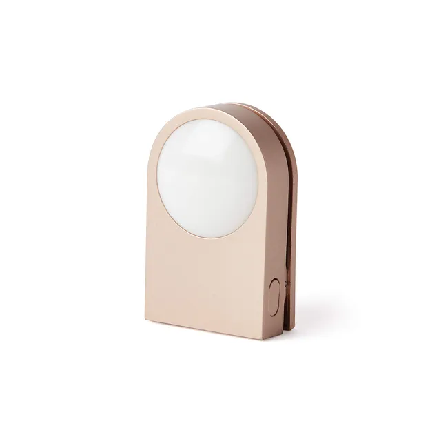 lexon-lucie-mini-led-clip-lampe-gold image 1