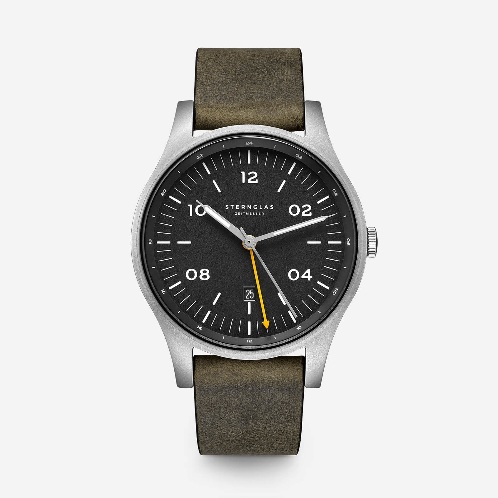 sternglas-taiga-gmt-vintage-herrenuhr-42-mm-leder image 1